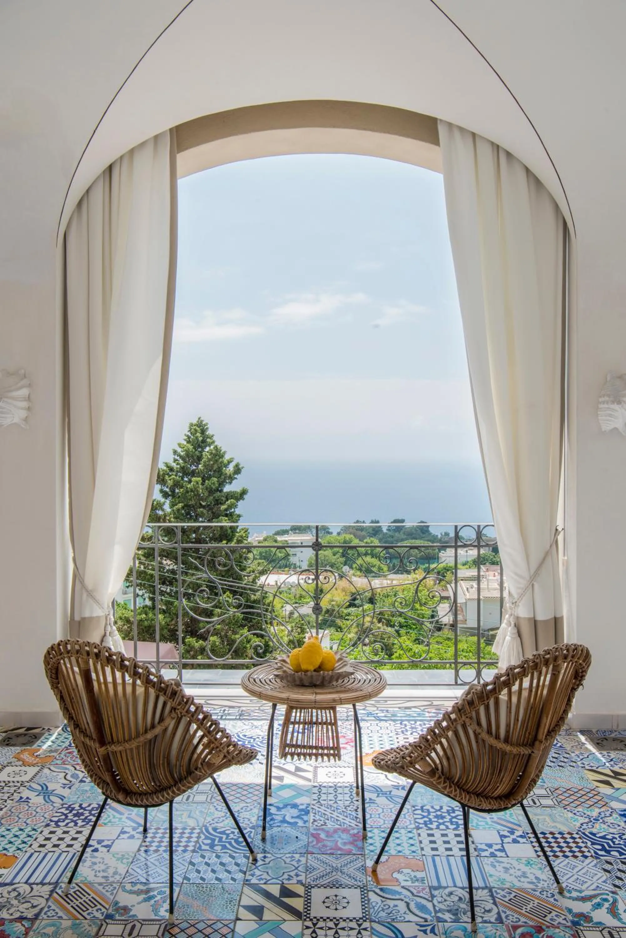 Balcony/Terrace in Capri Tiberio Palace - The Leading Hotels of the World