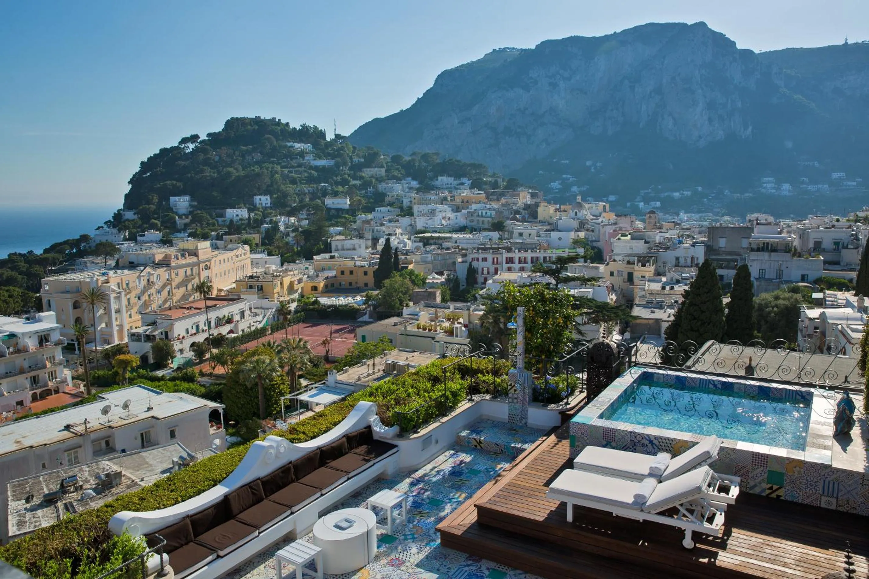 City view in Capri Tiberio Palace - The Leading Hotels of the World