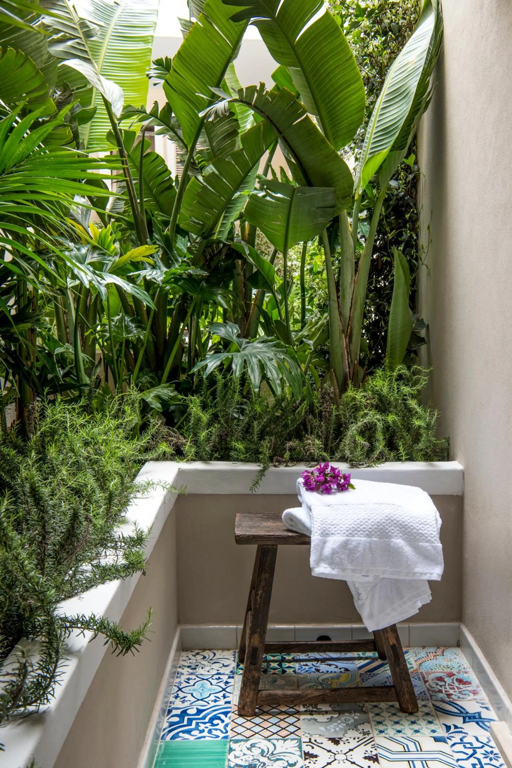 Patio in Capri Tiberio Palace - The Leading Hotels of the World