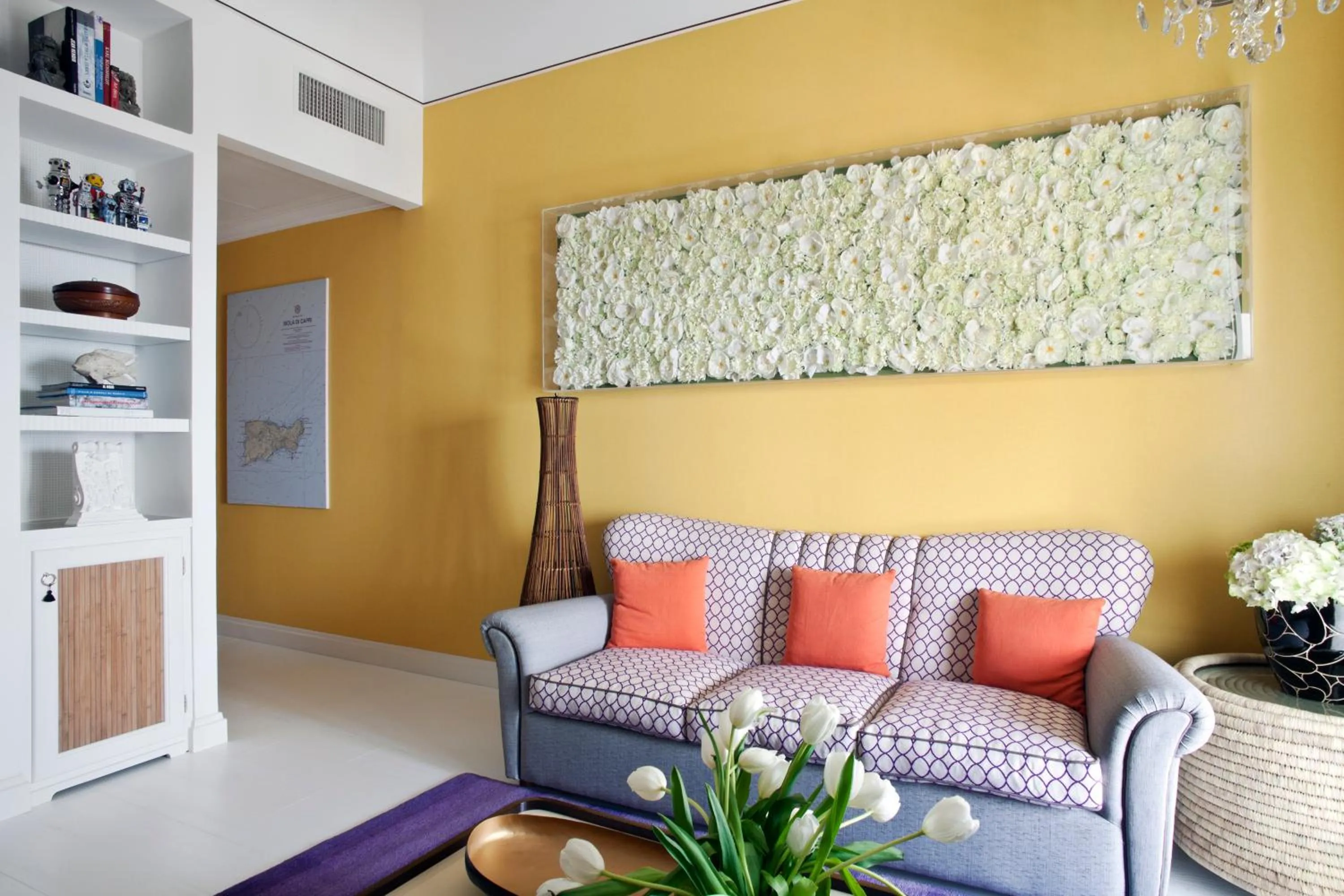 Living room in Capri Tiberio Palace - The Leading Hotels of the World