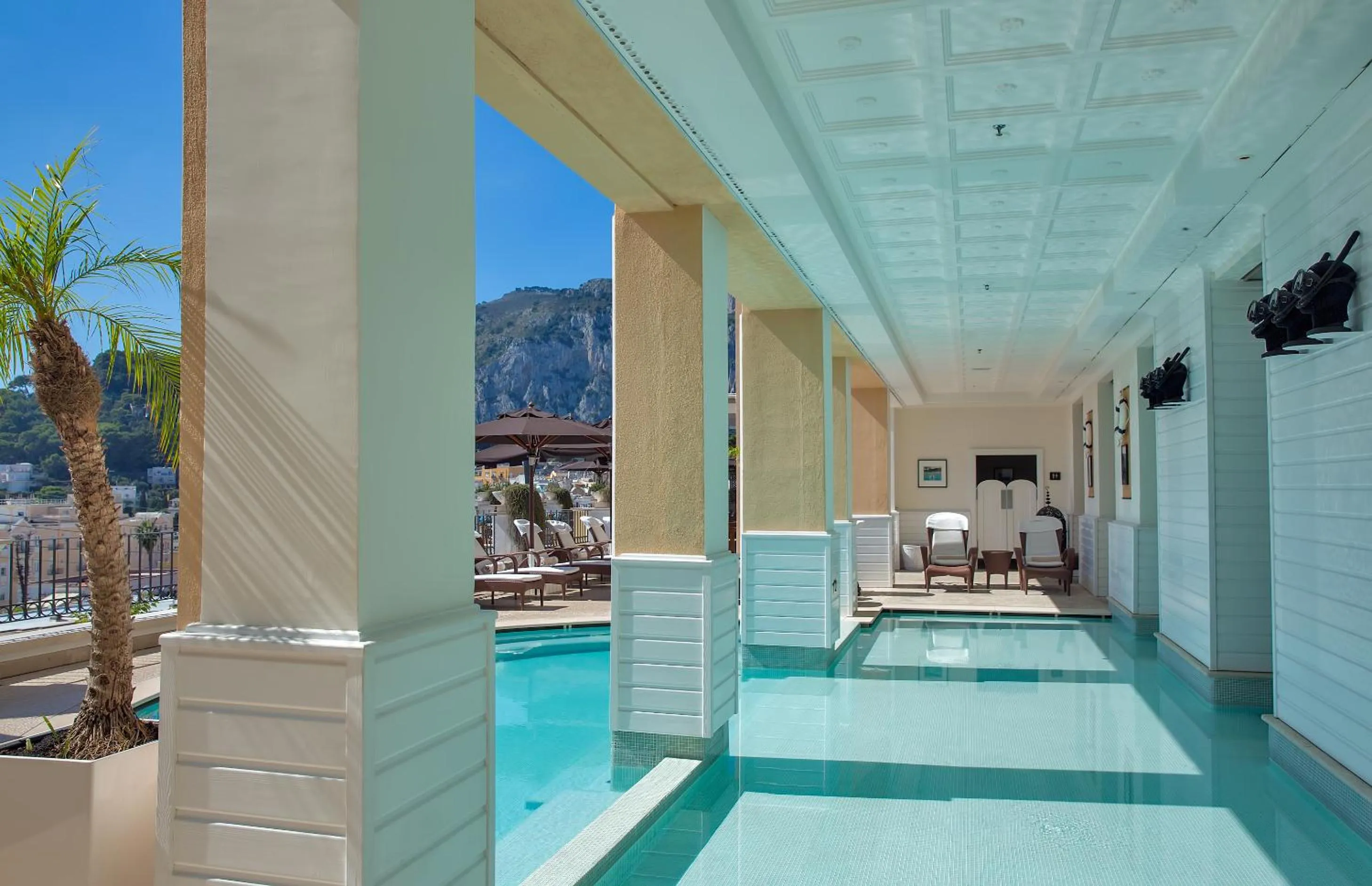 Swimming pool in Capri Tiberio Palace - The Leading Hotels of the World