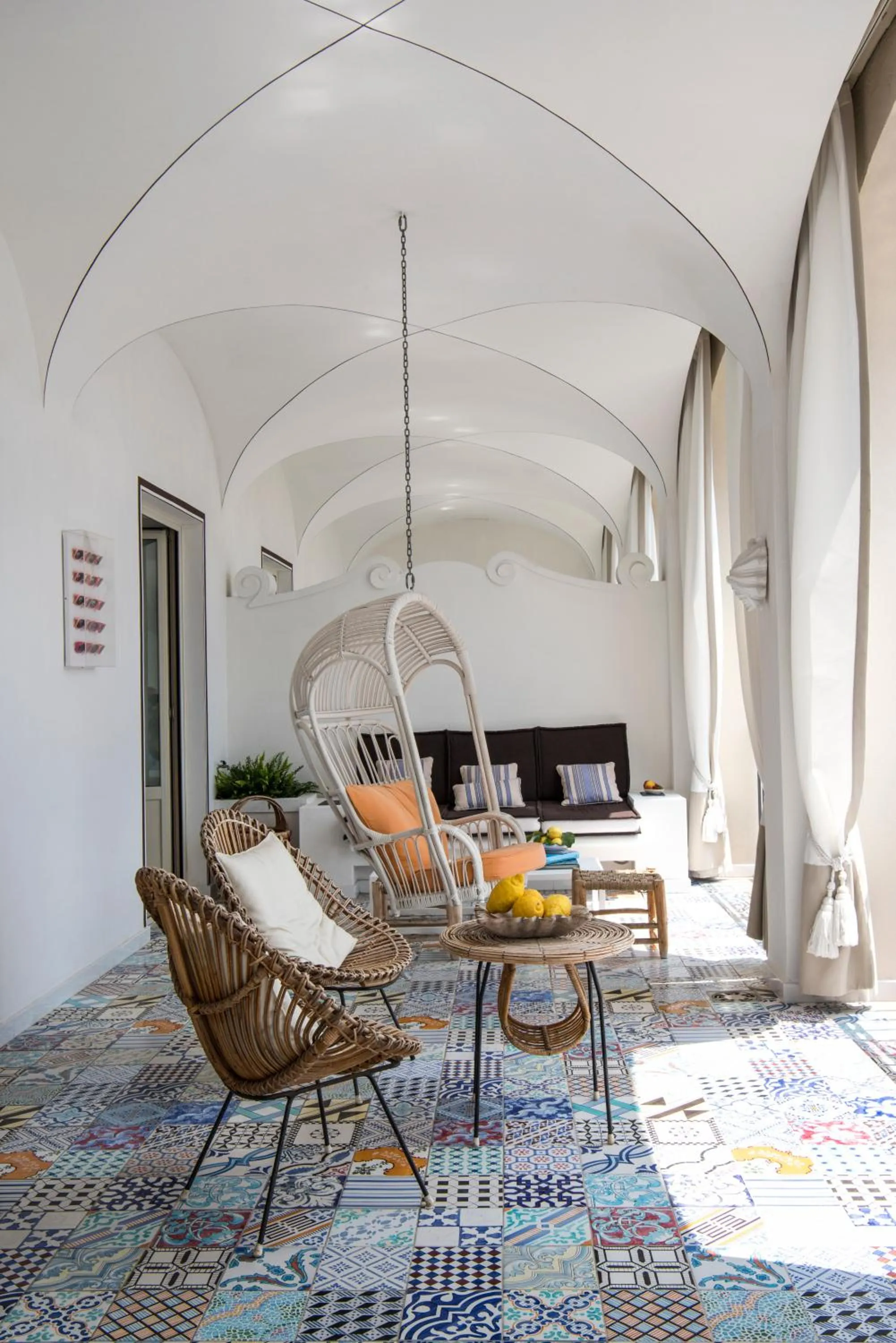 Seating area in Capri Tiberio Palace - The Leading Hotels of the World