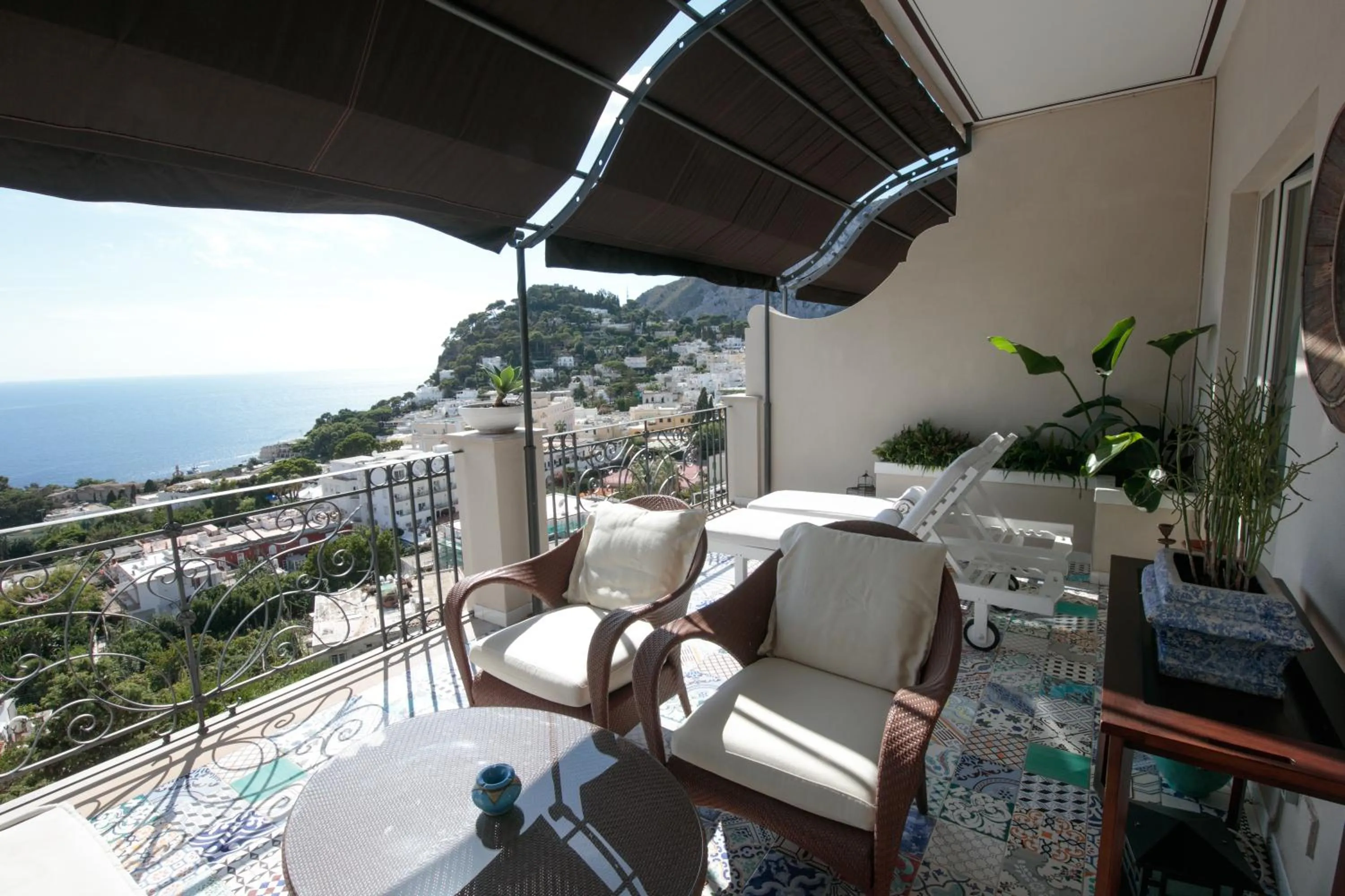Balcony/Terrace in Capri Tiberio Palace - The Leading Hotels of the World