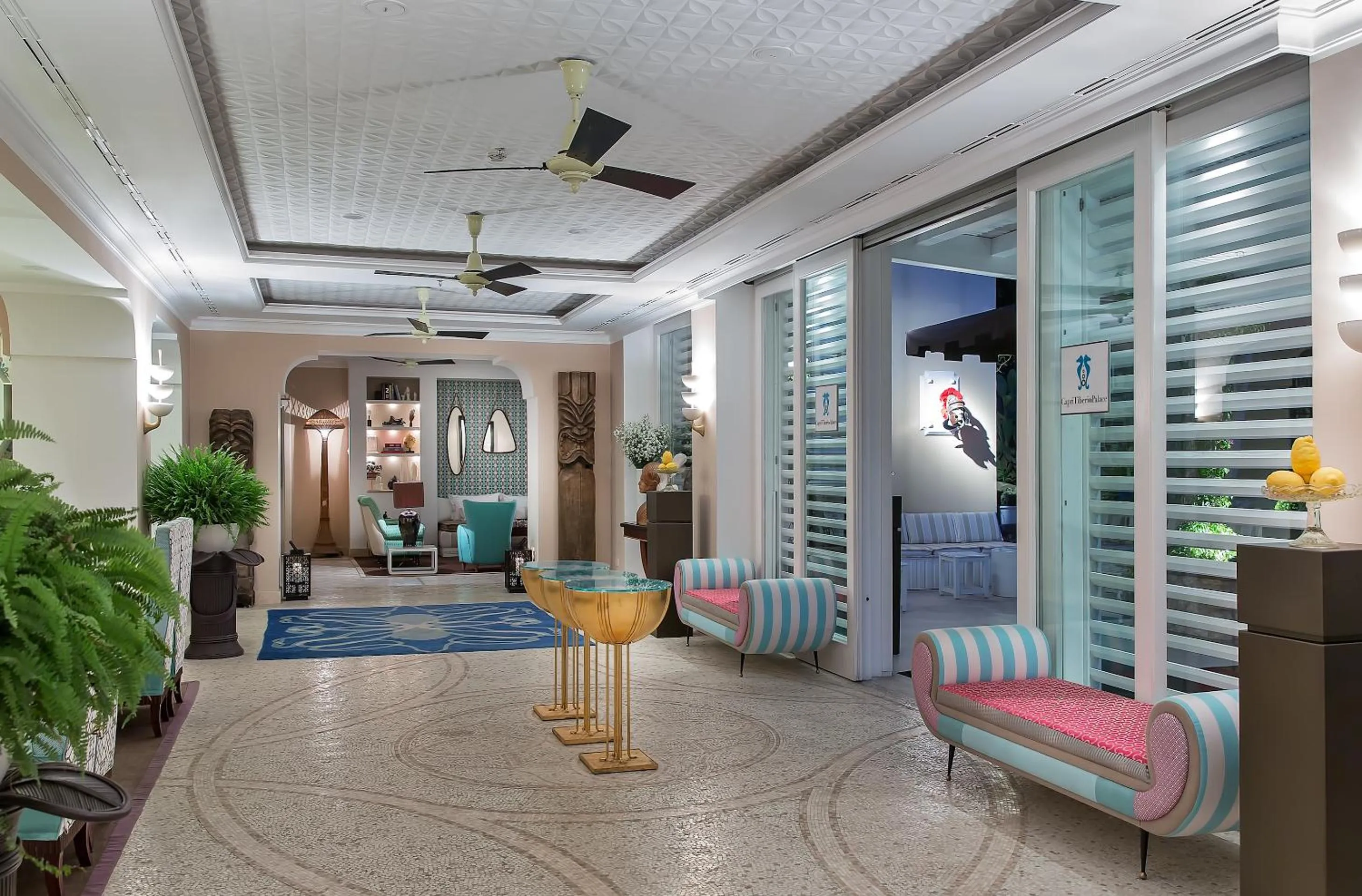 Lobby or reception in Capri Tiberio Palace - The Leading Hotels of the World