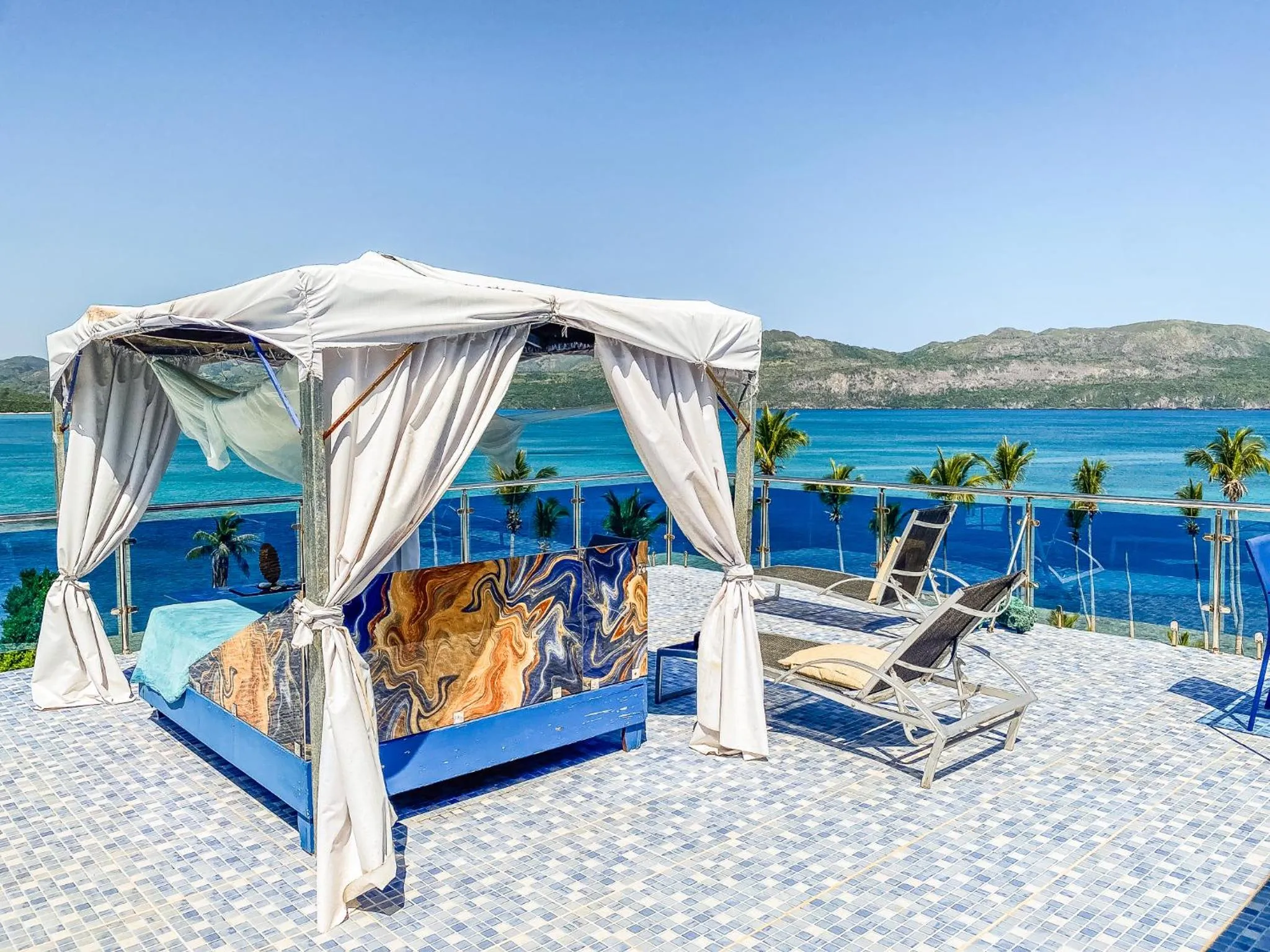 Natural landscape in Sunset Samana