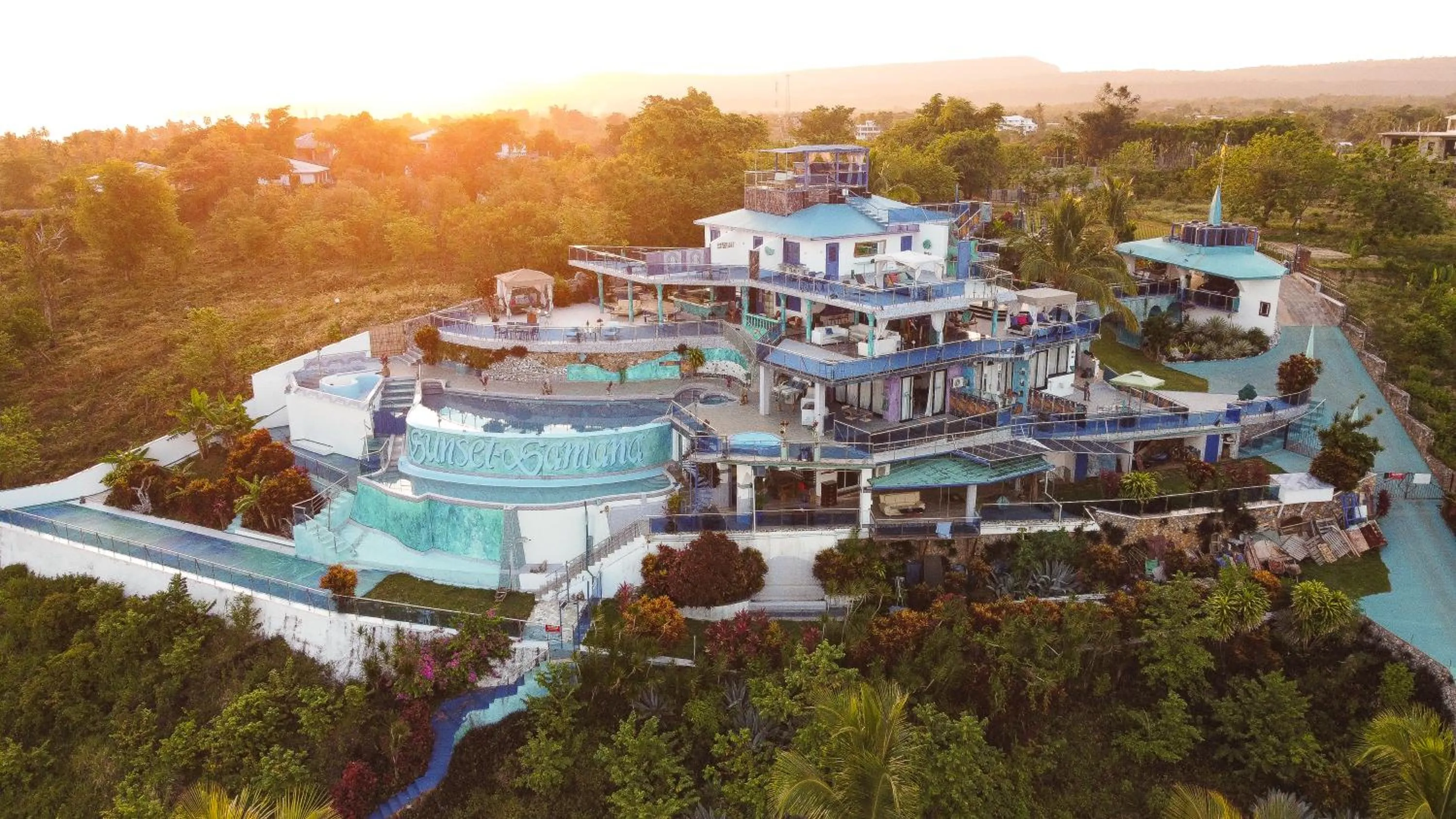 Bird's eye view in Sunset Samana