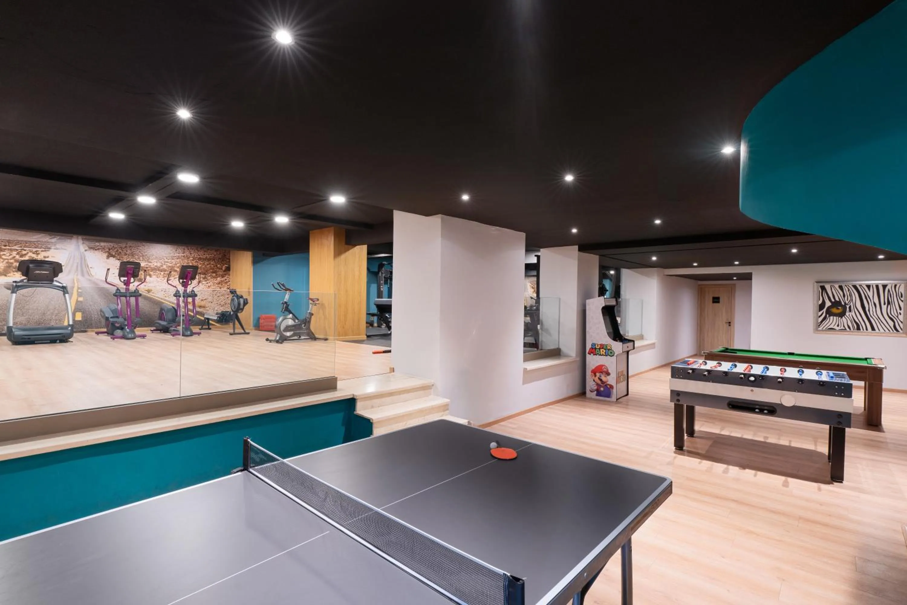 Game Room in Rihab Hotel