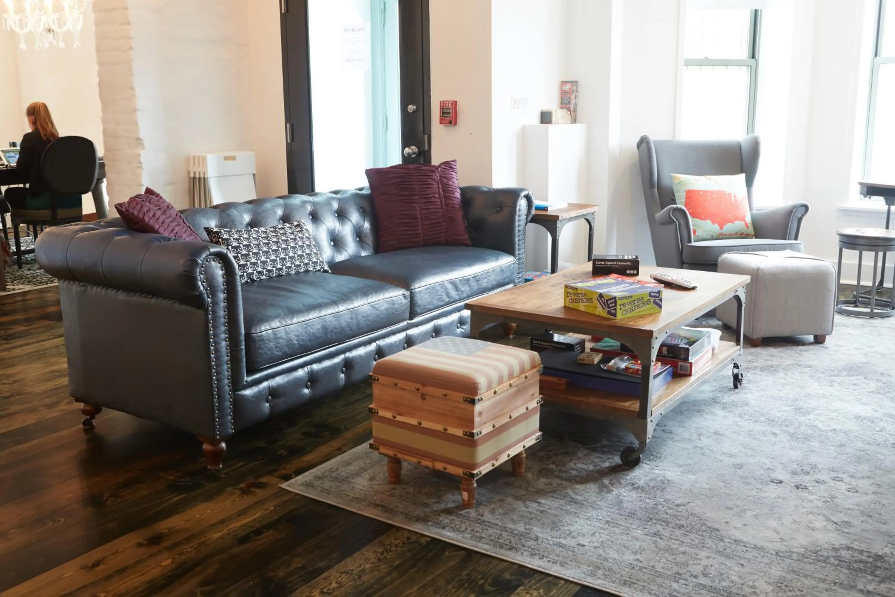 Living room in HighRoad Washington DC