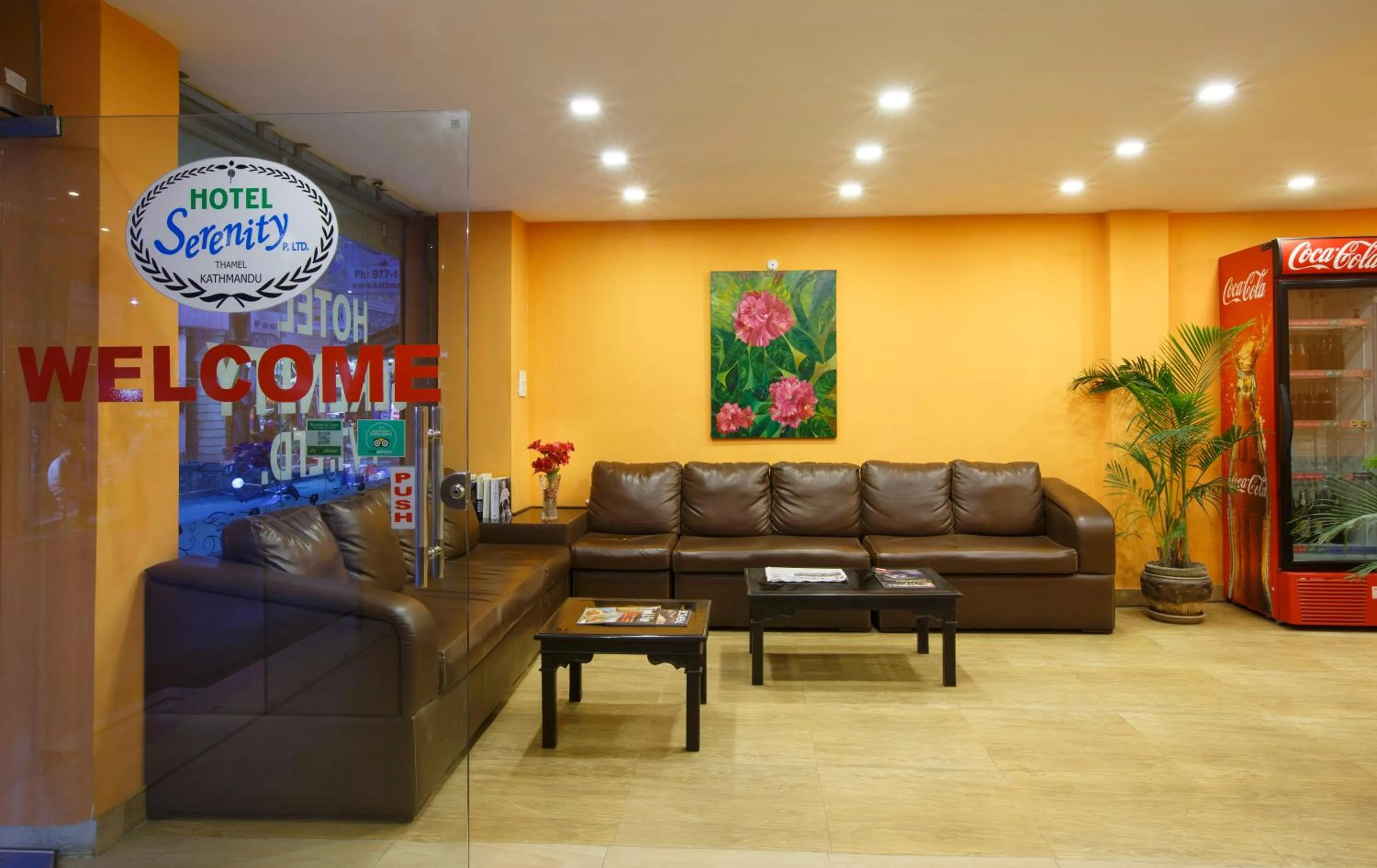 Lobby or reception in Hotel Serenity Kathmandu