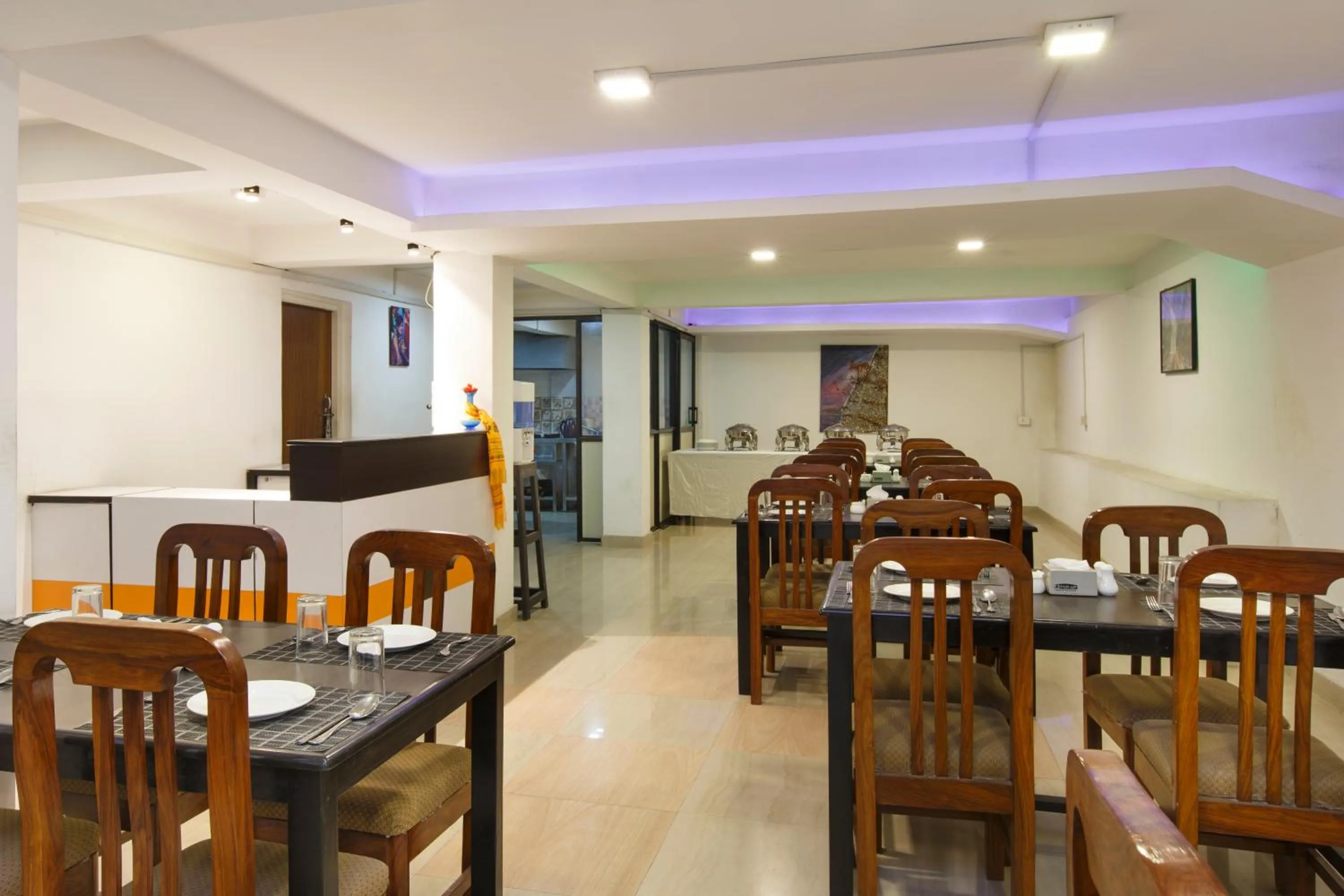 Dining area in Hotel Serenity Kathmandu