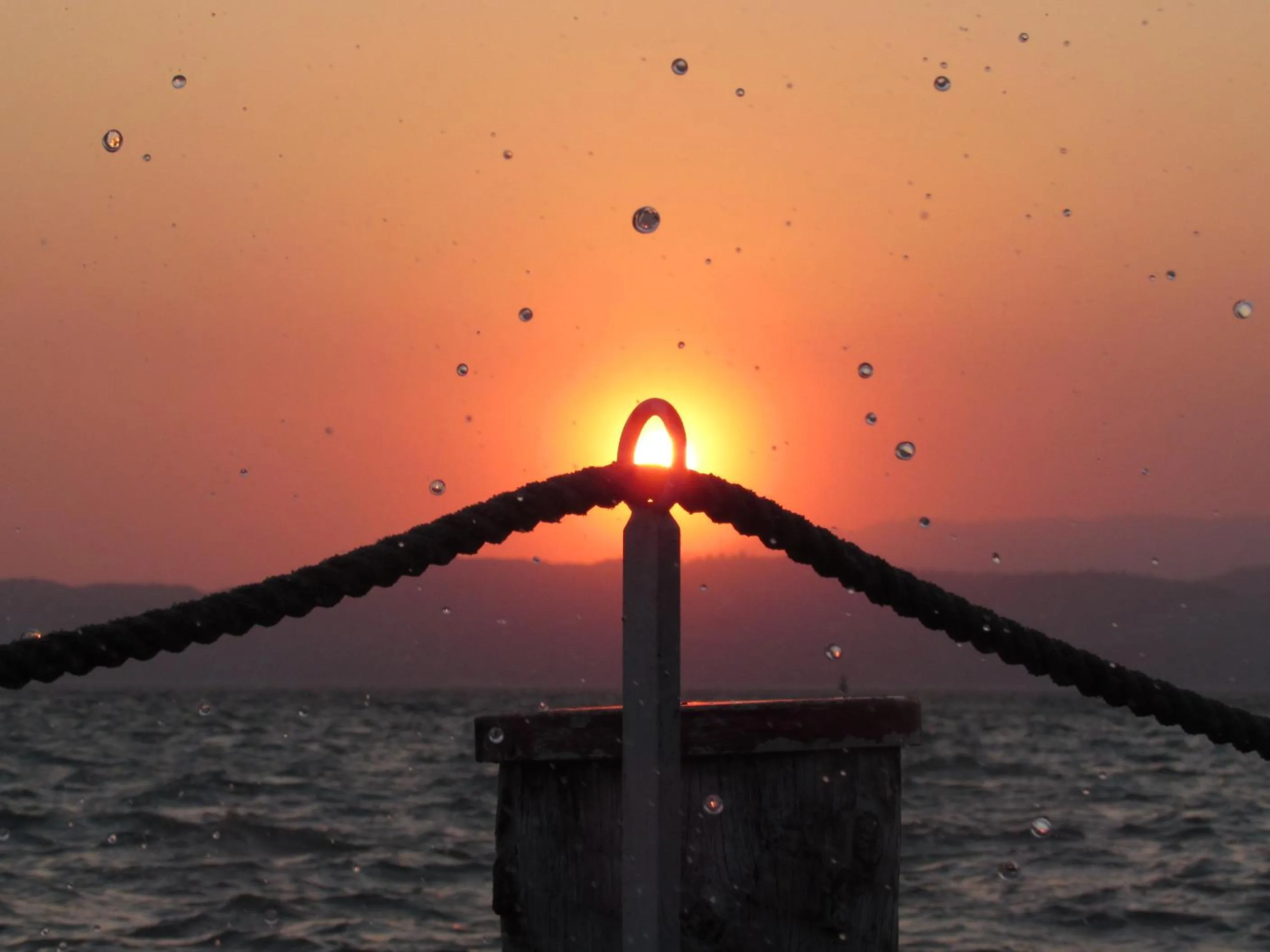 Sunset in Hotel Catullo