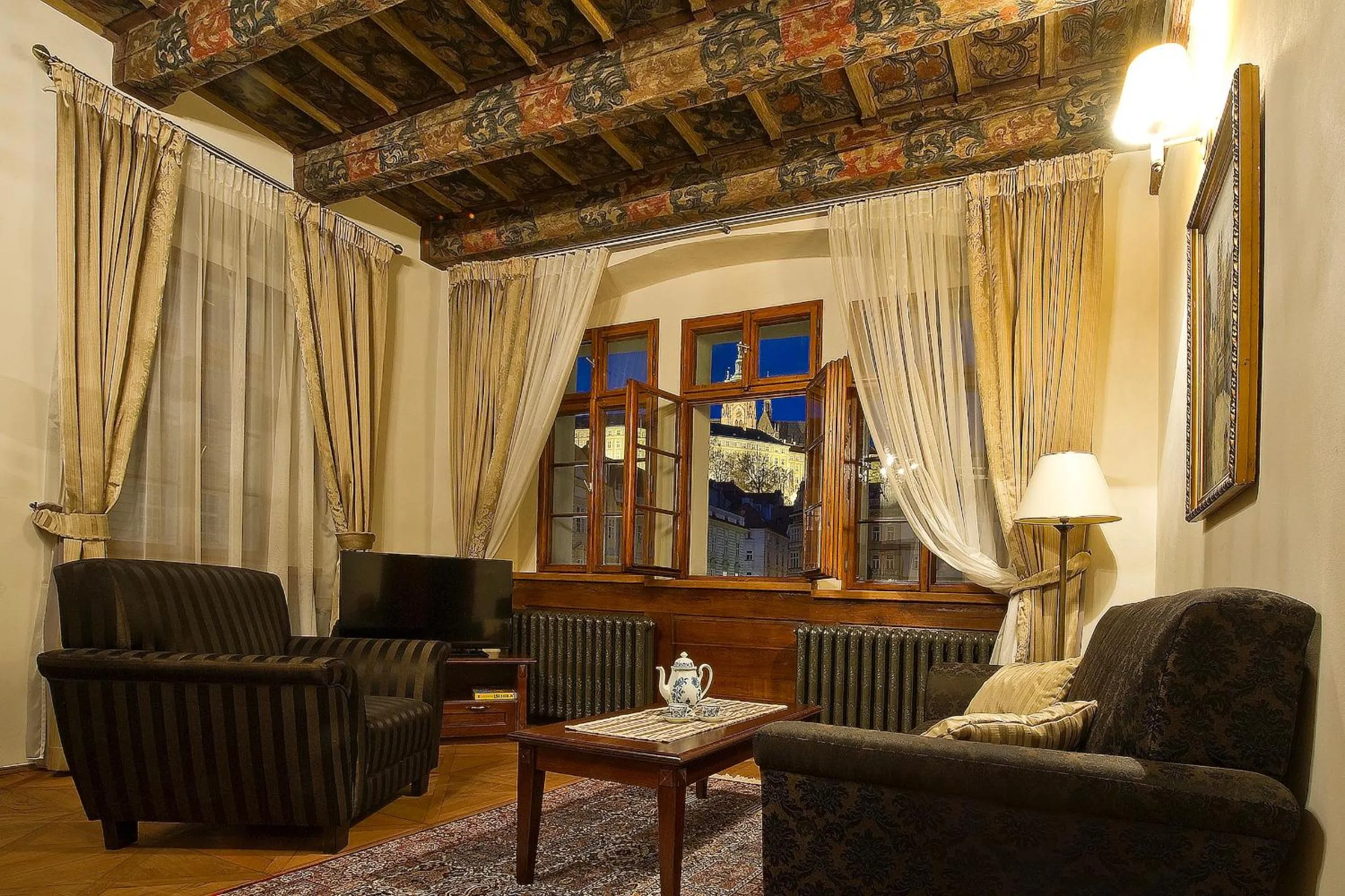 Living room in Residence U Mecenáše