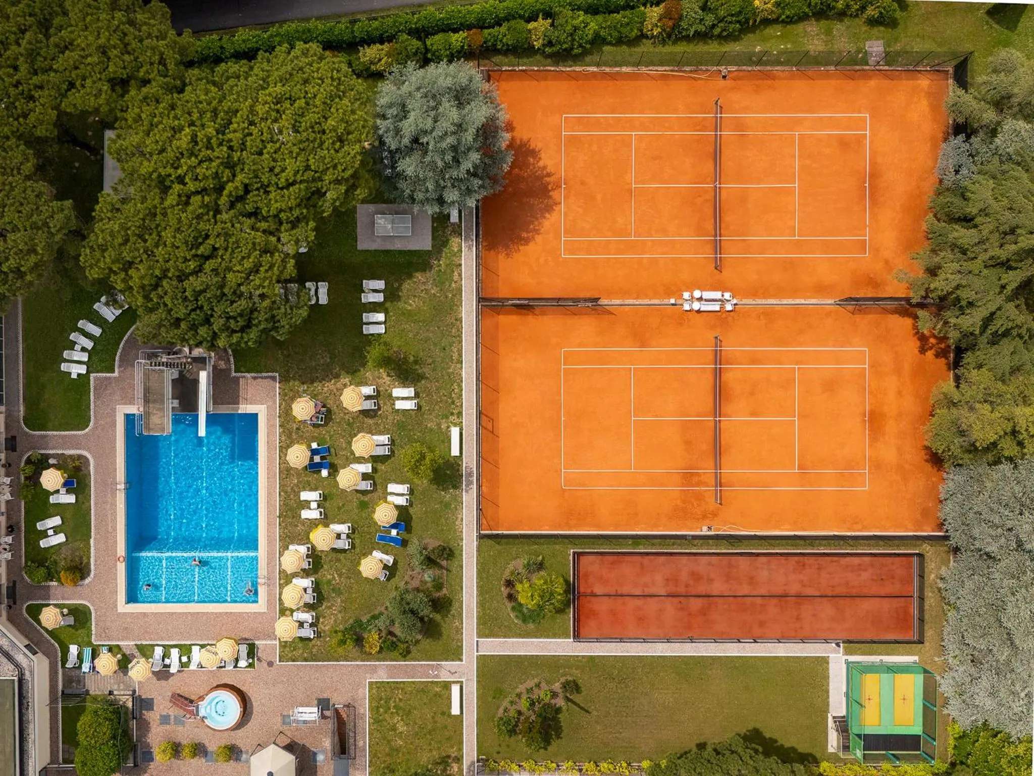 Bird's eye view in Hotel Apollo Terme