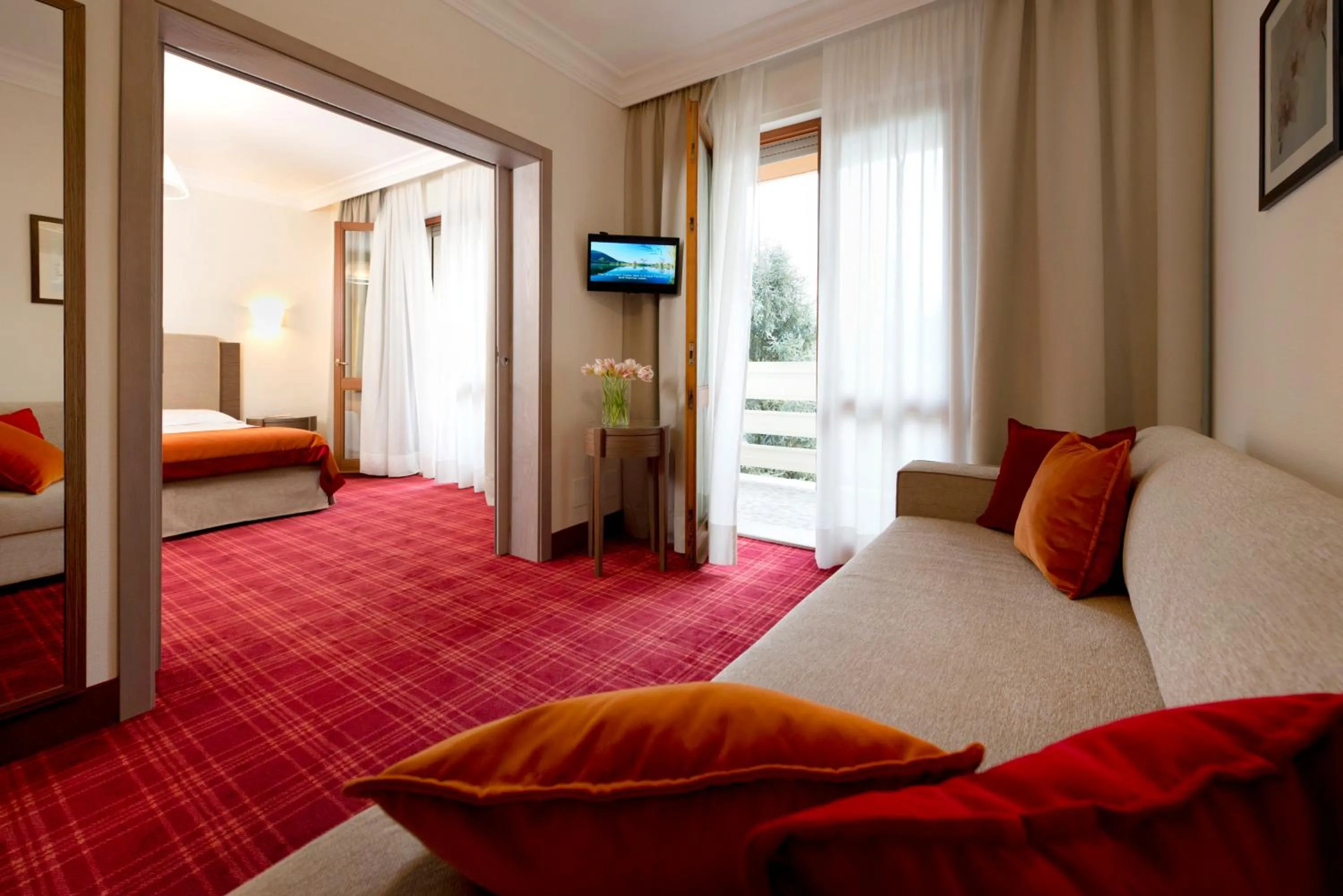 TV and multimedia, Bed in Hotel Apollo Terme