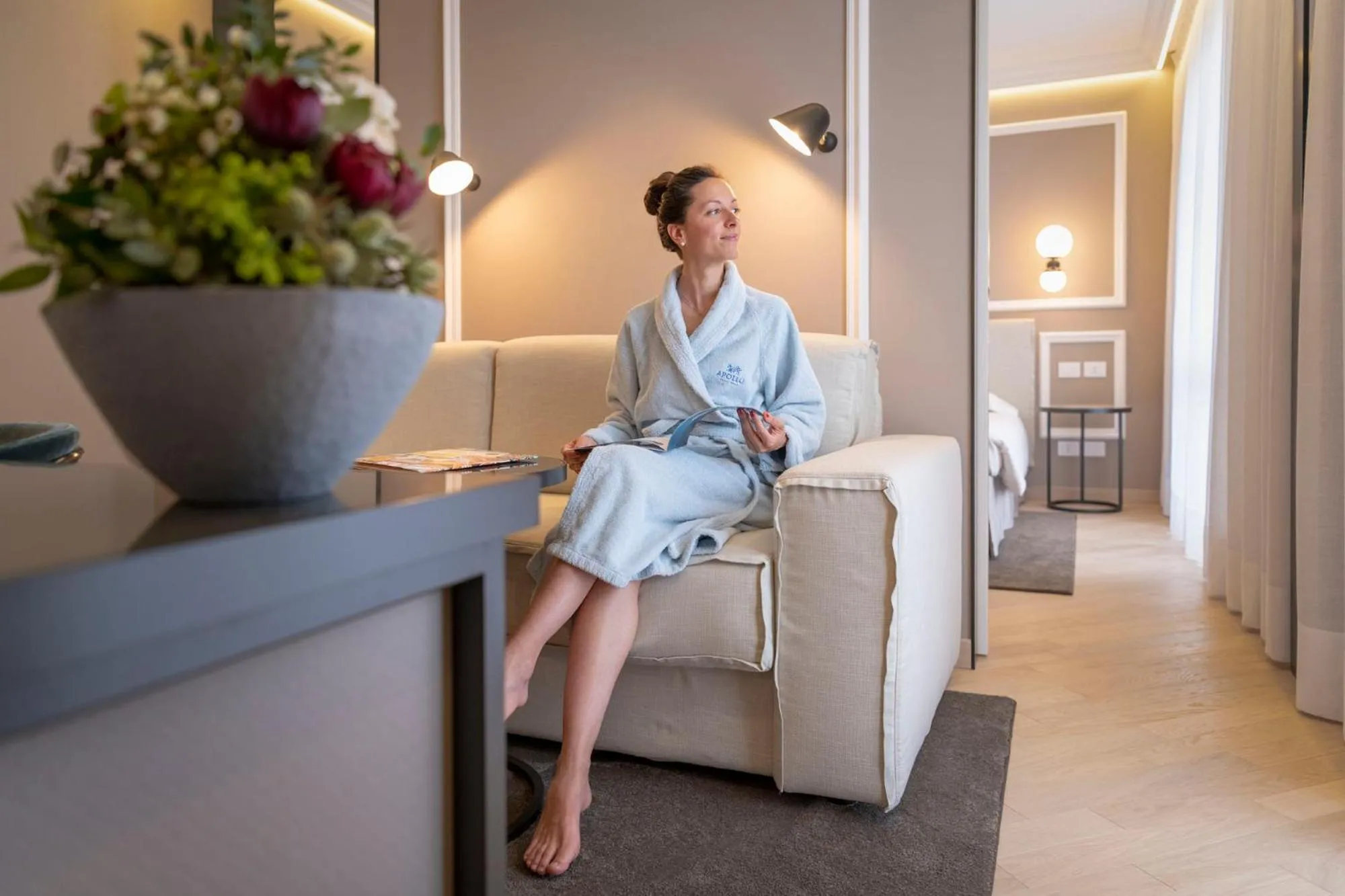 Living room in Hotel Apollo Terme