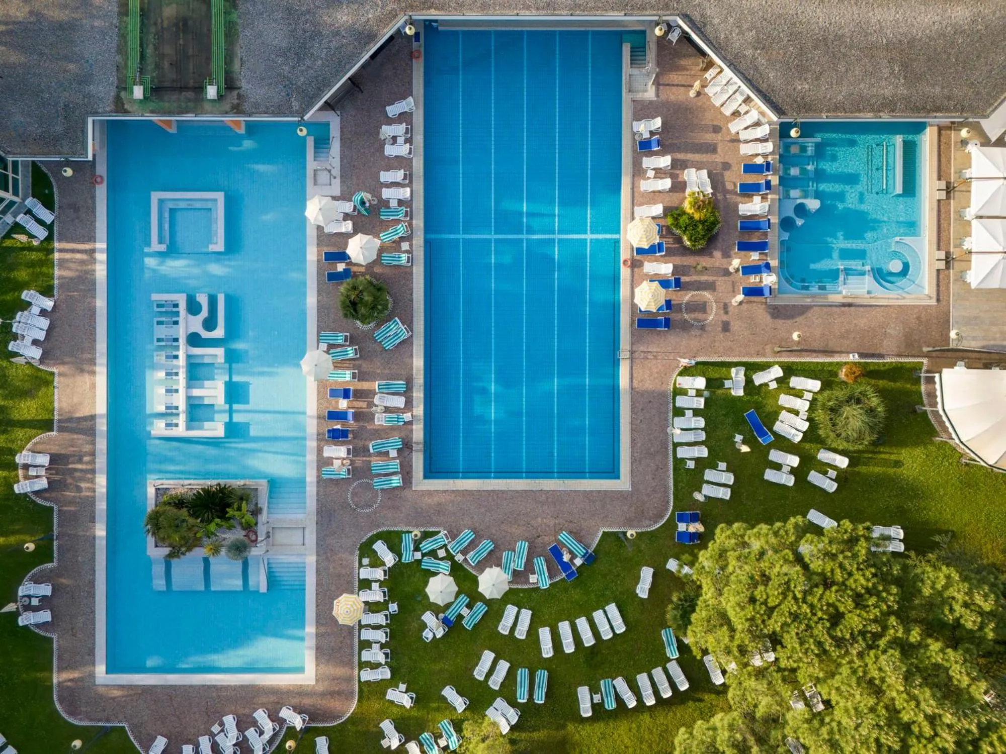 Bird's eye view in Hotel Apollo Terme