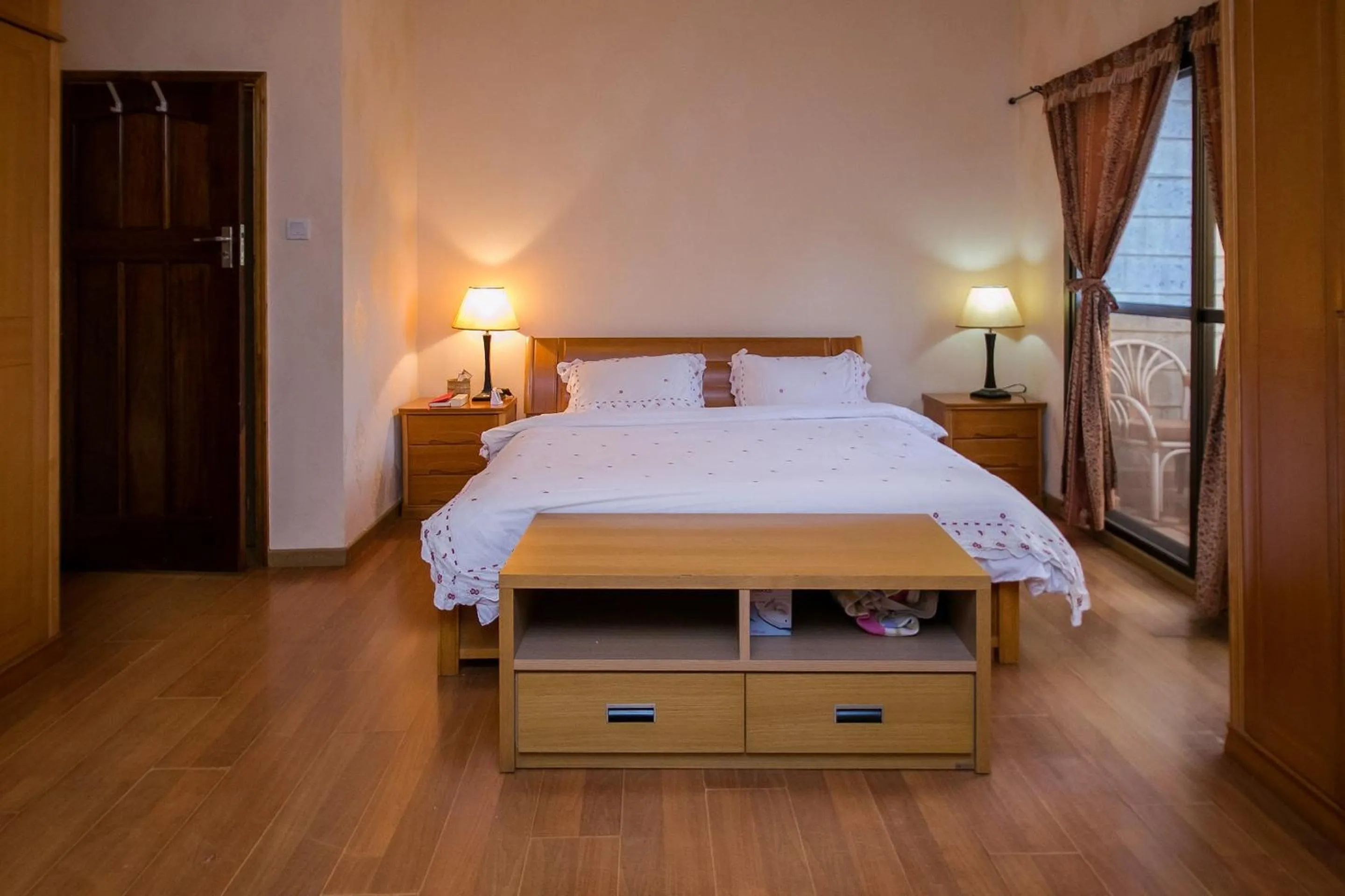 Bed in Kates Apartments