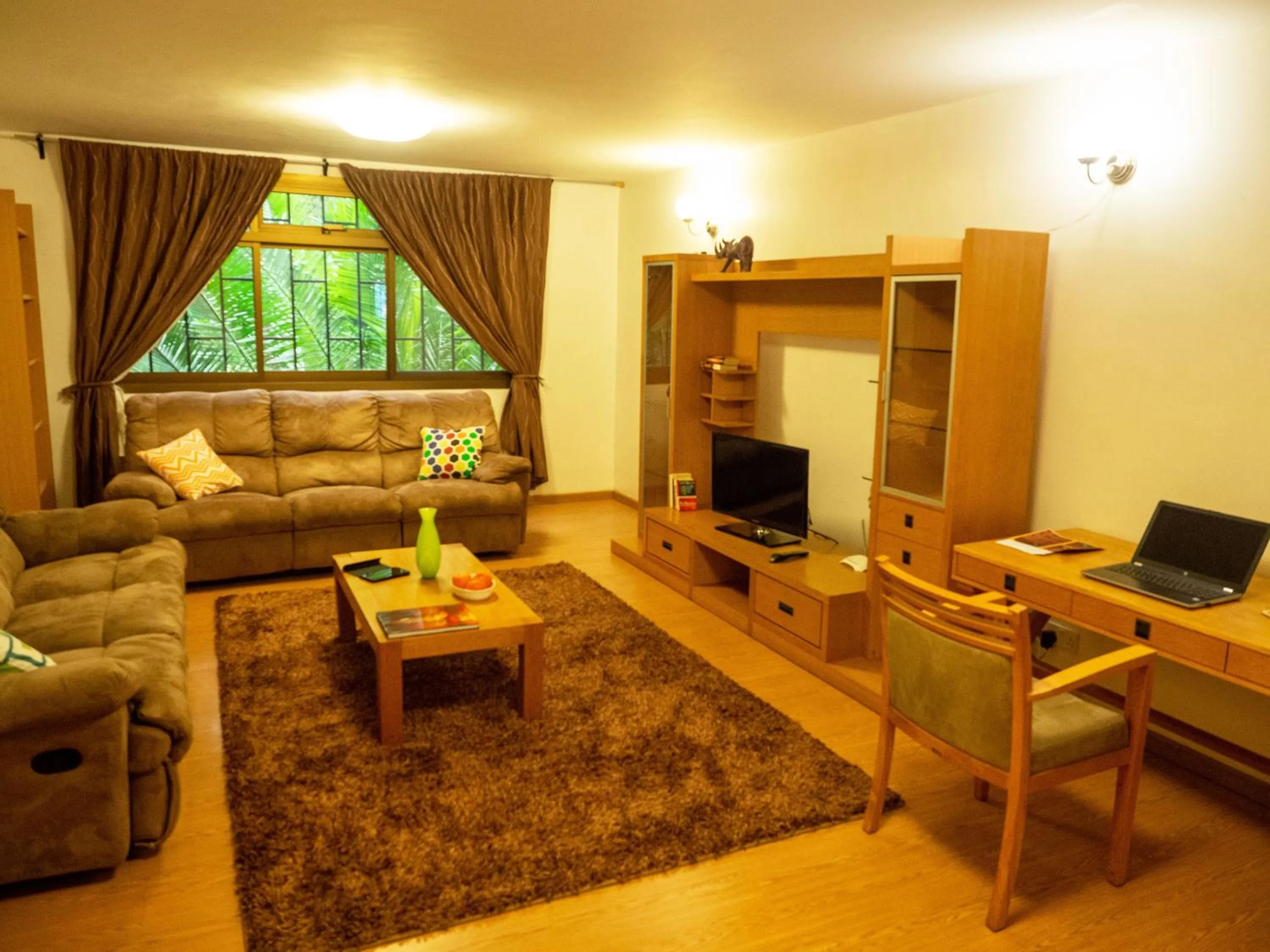 Living room in Kates Apartments