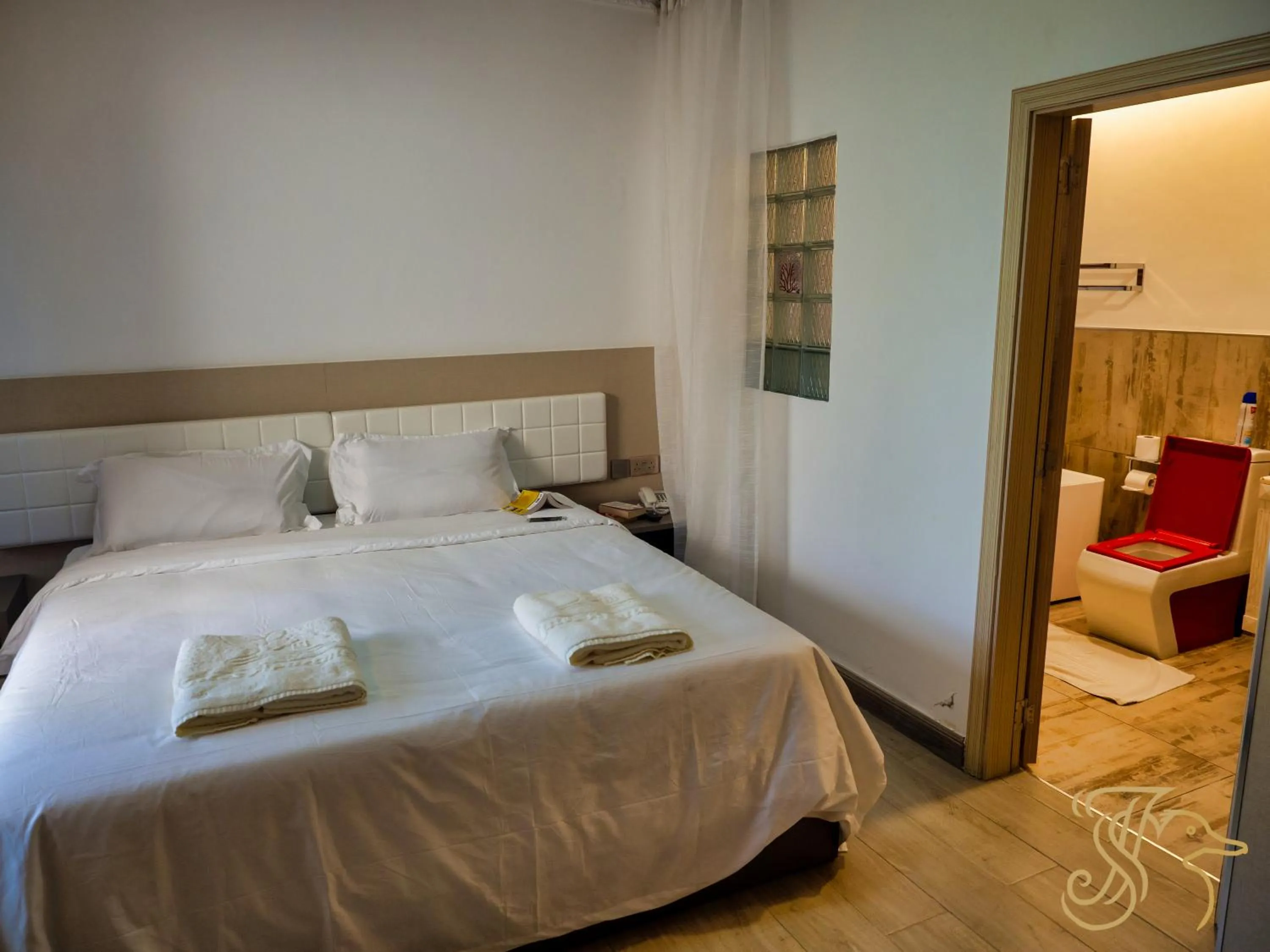 Bed in Kates Apartments