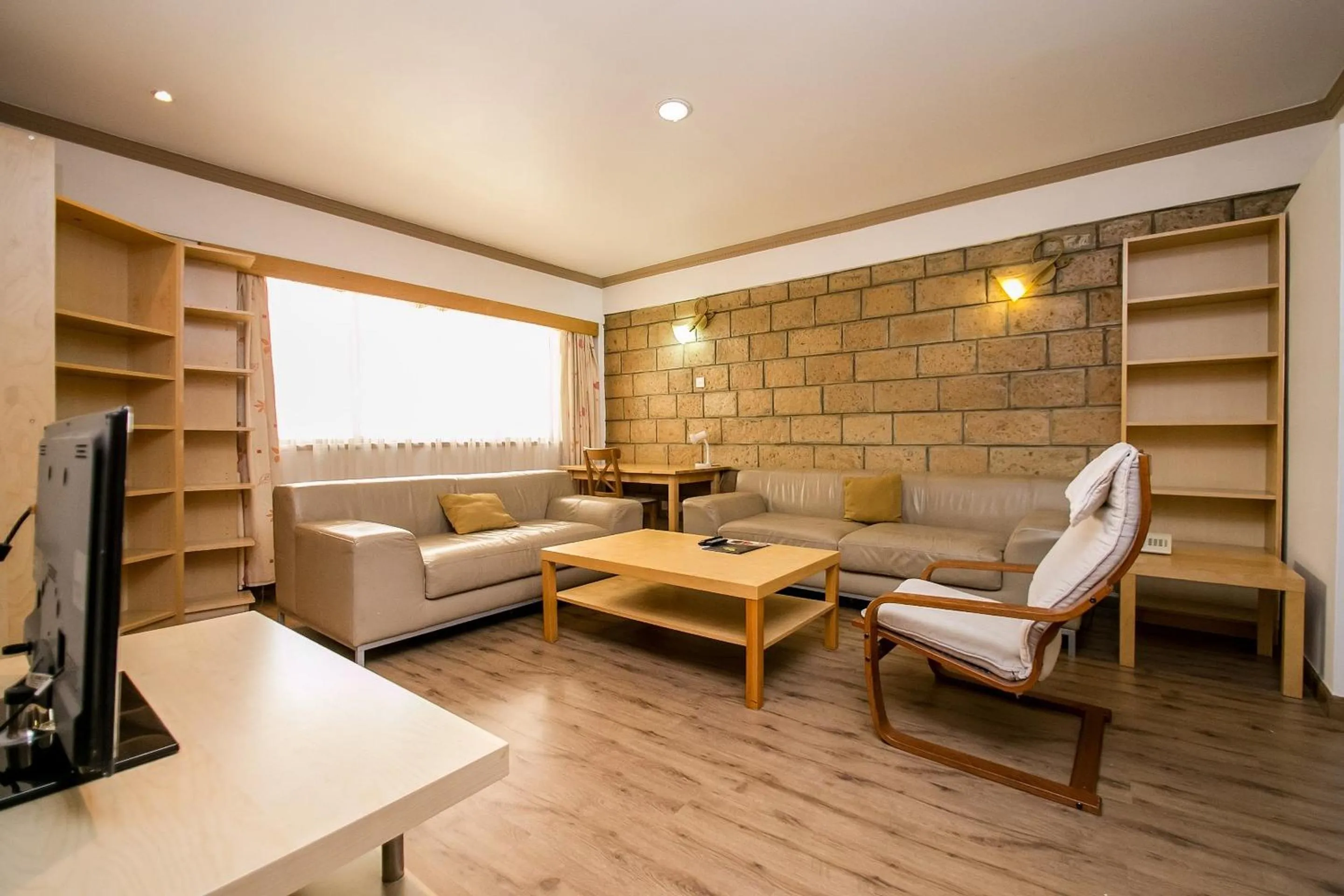 Living room in Kates Apartments