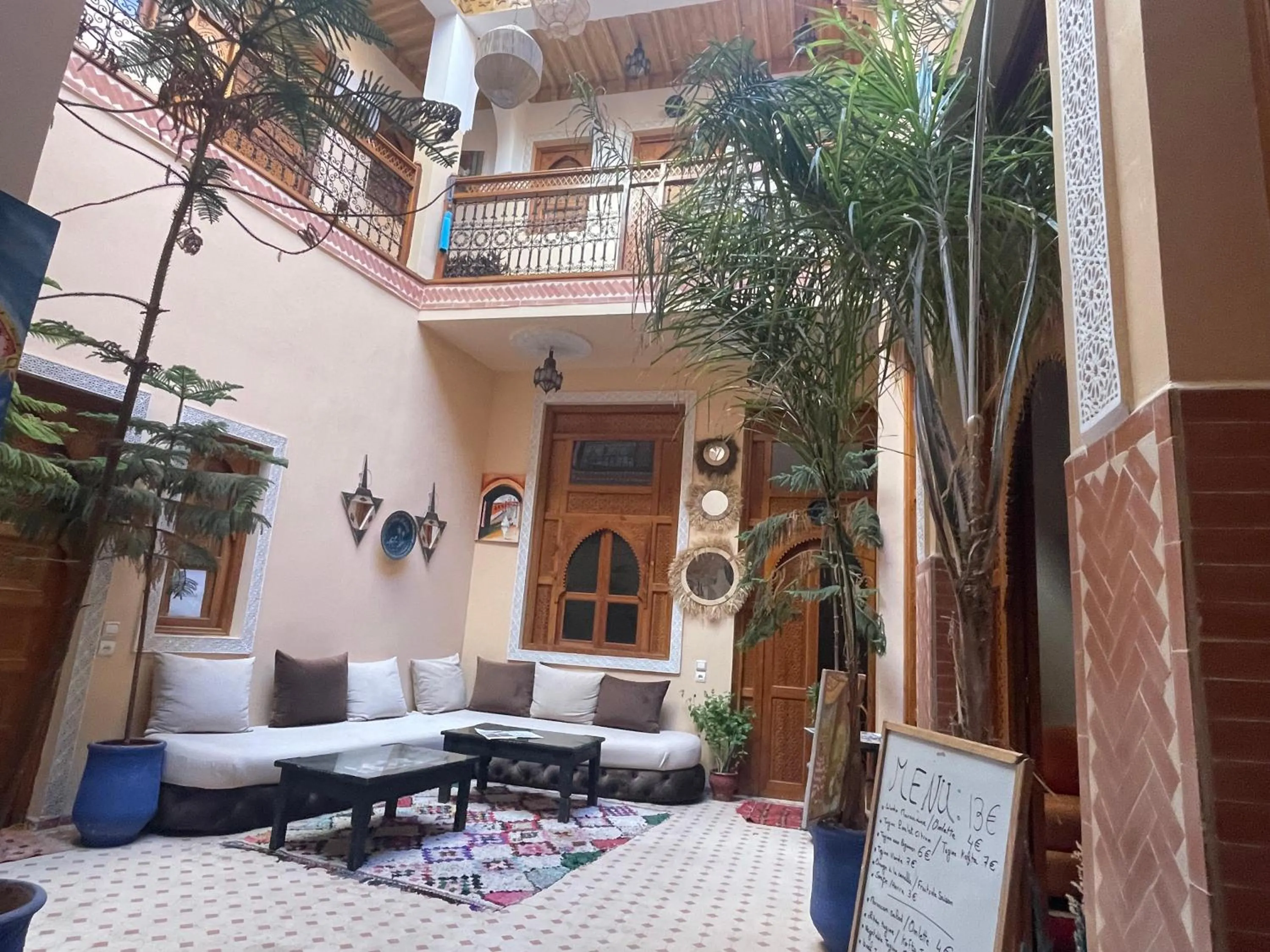 Patio in Riad Jenan Adam