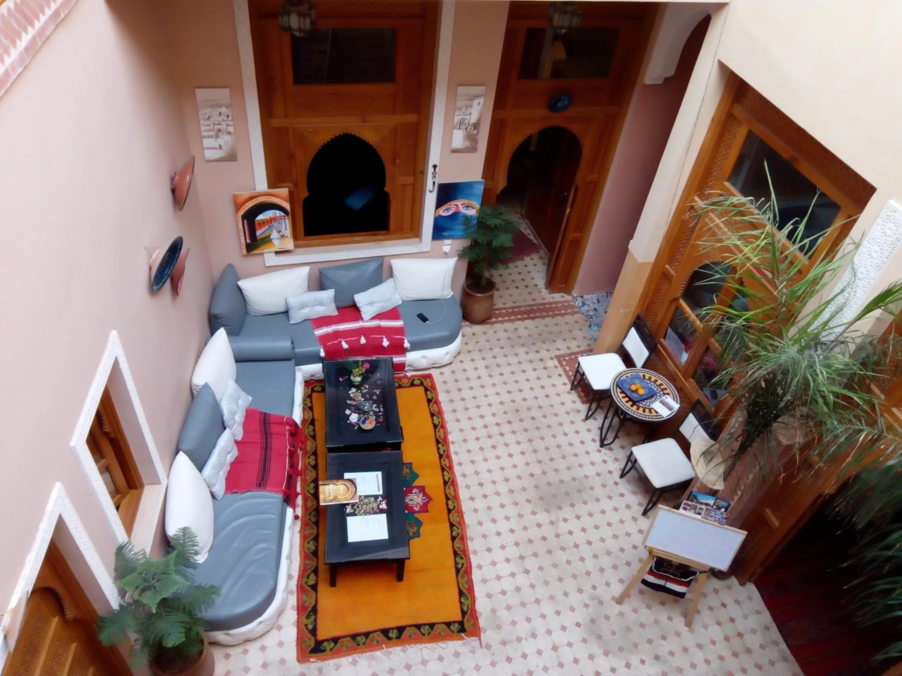 Lobby or reception in Riad Jenan Adam