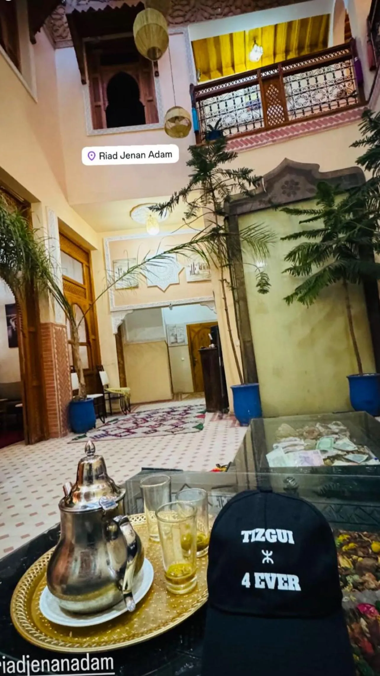 Food and drinks in Riad Jenan Adam