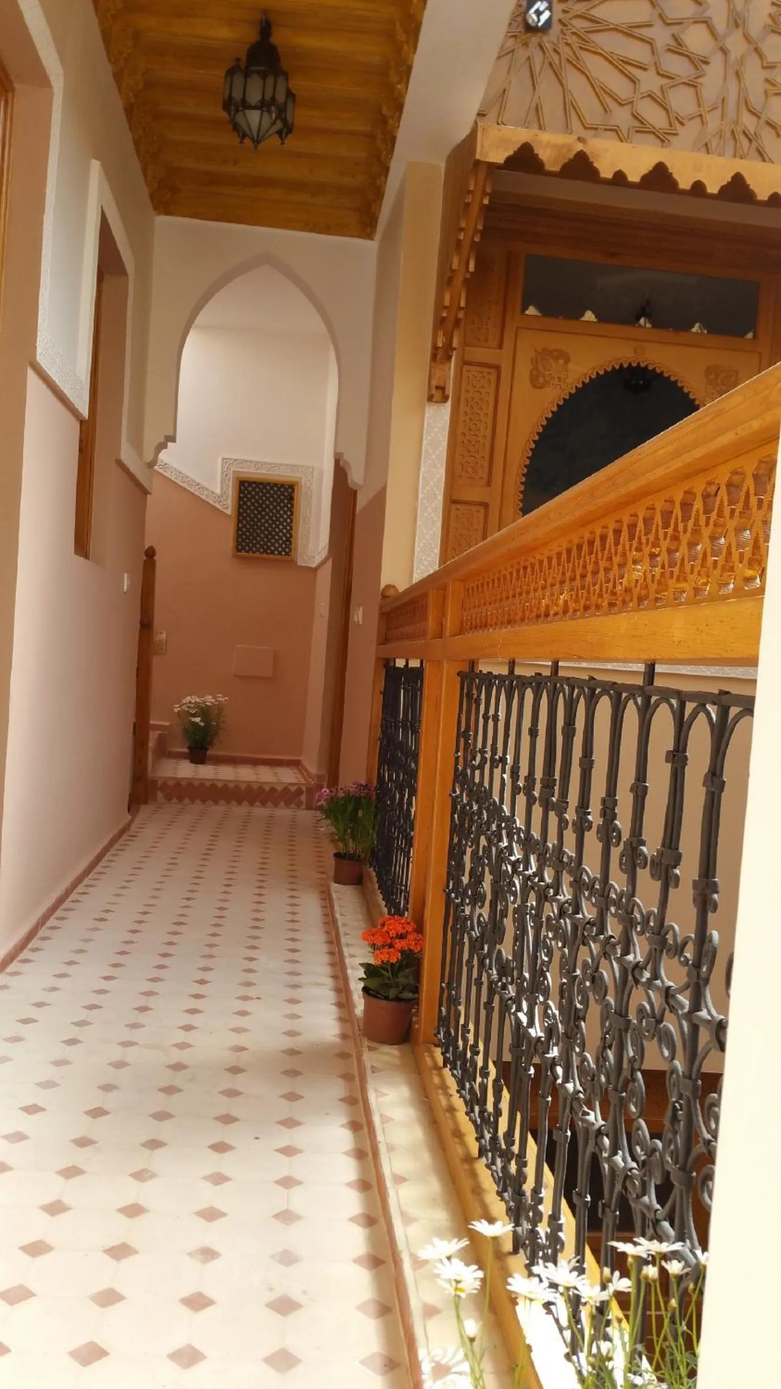 Decorative detail in Riad Jenan Adam