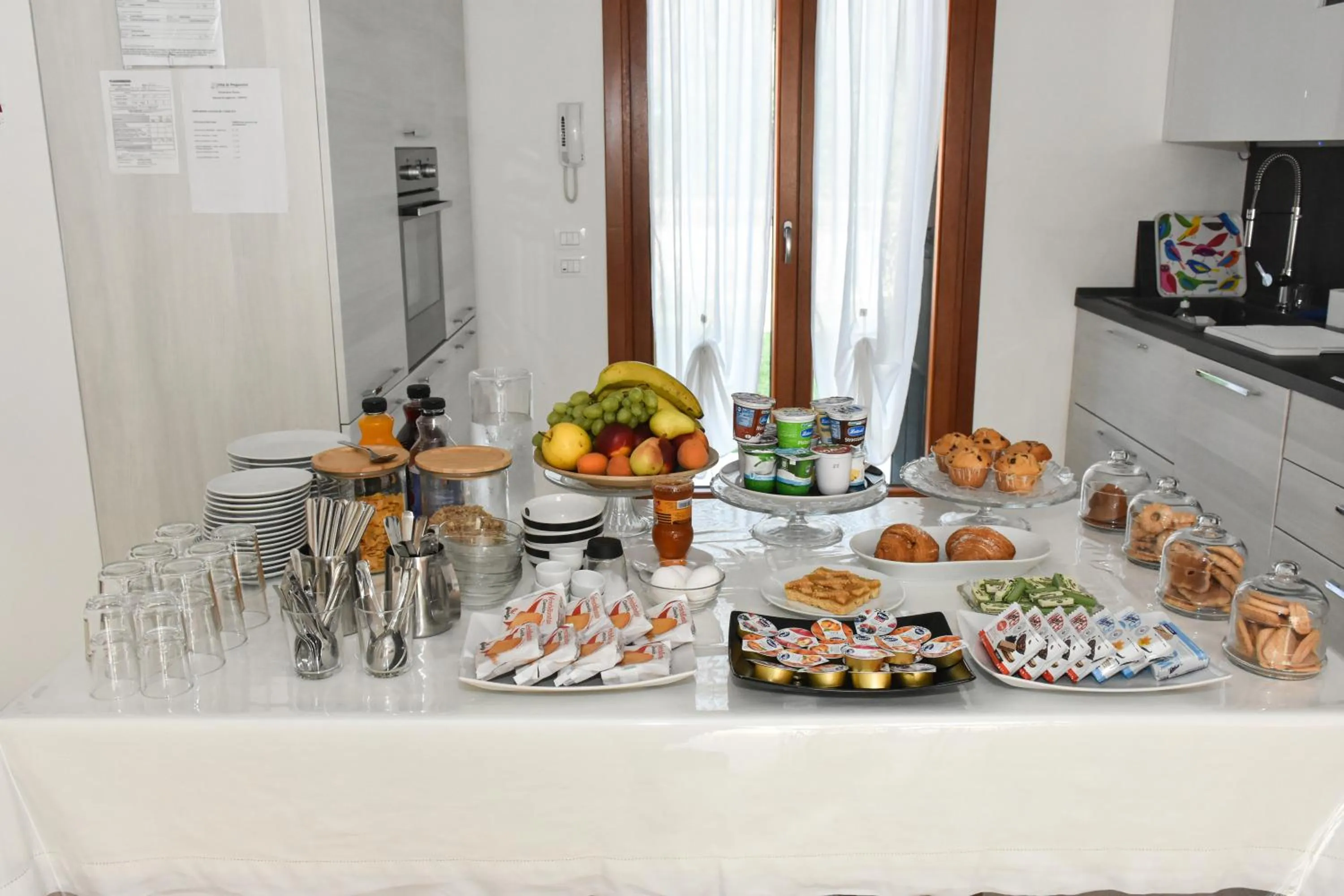 Buffet breakfast in B&B Ca' Rina