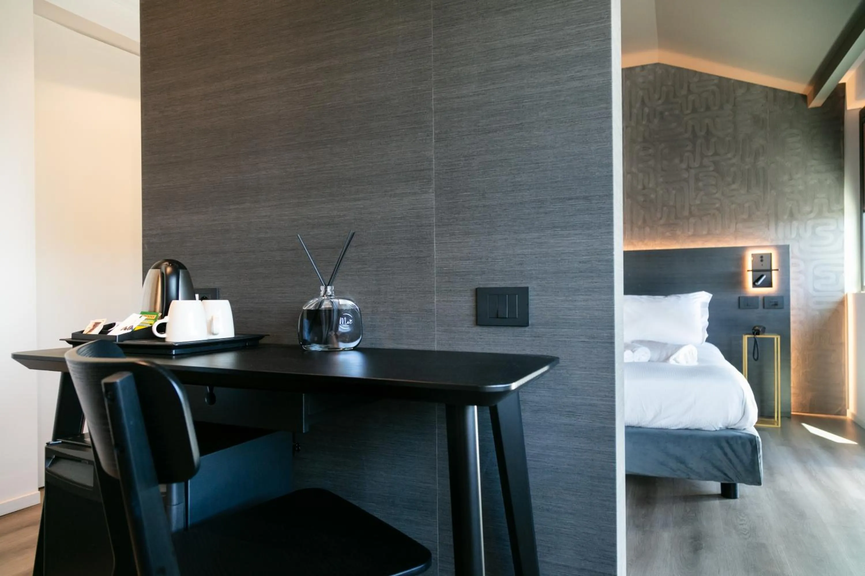 Bed in Michelangelo Etna Hotel