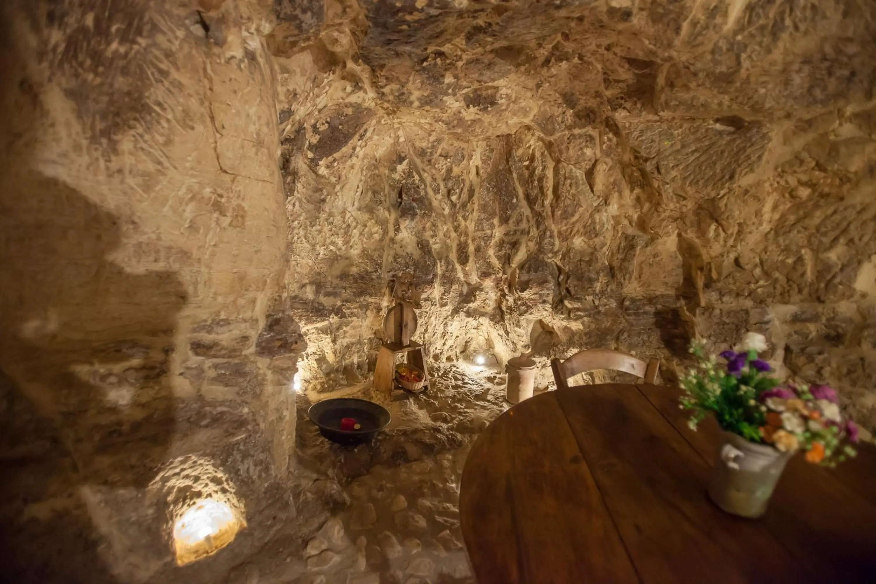 Living room in Si-Moutique, le Case-grotte degli Avi 2