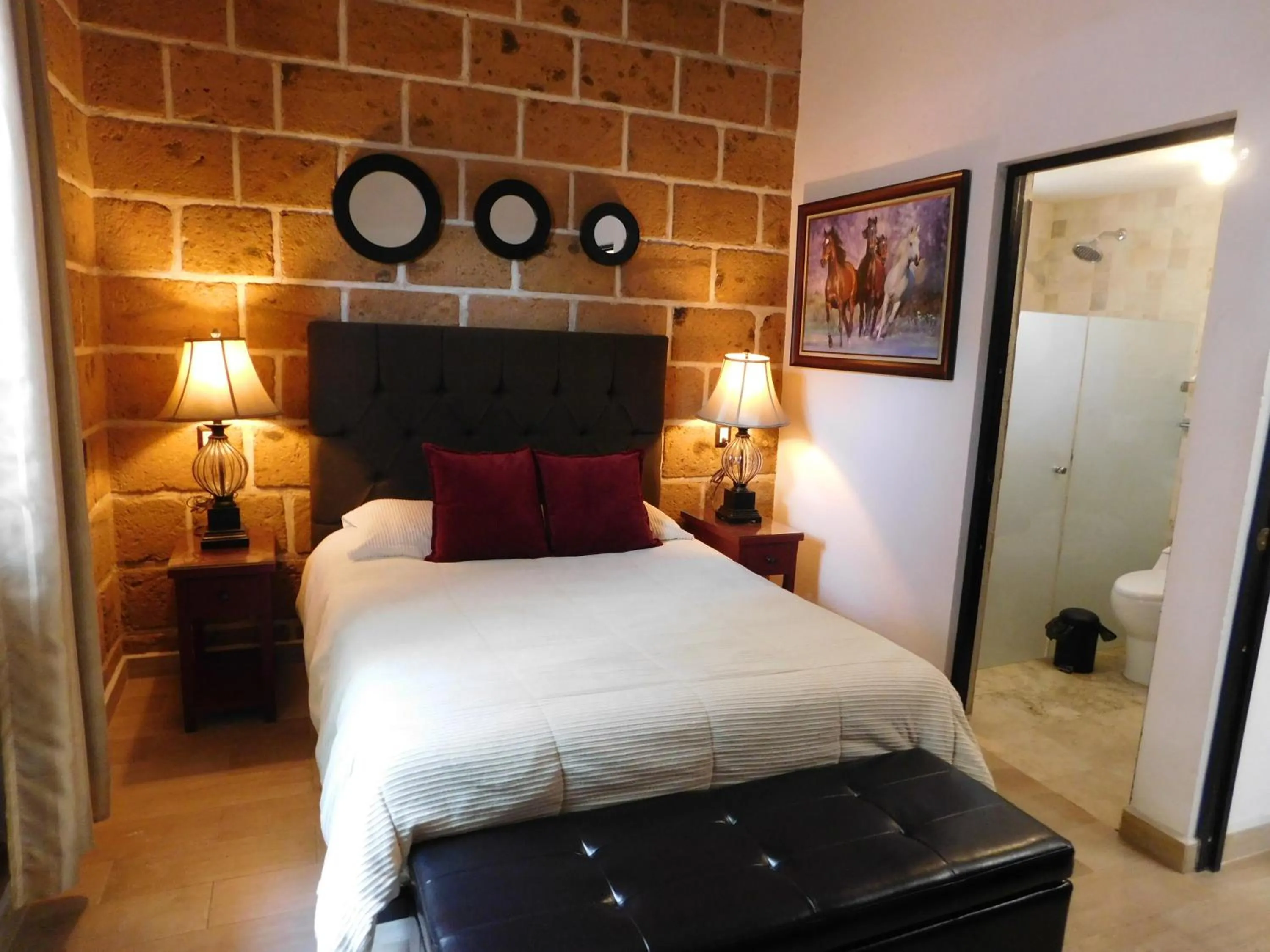 Bed in Cabañas Rancho San Jorge