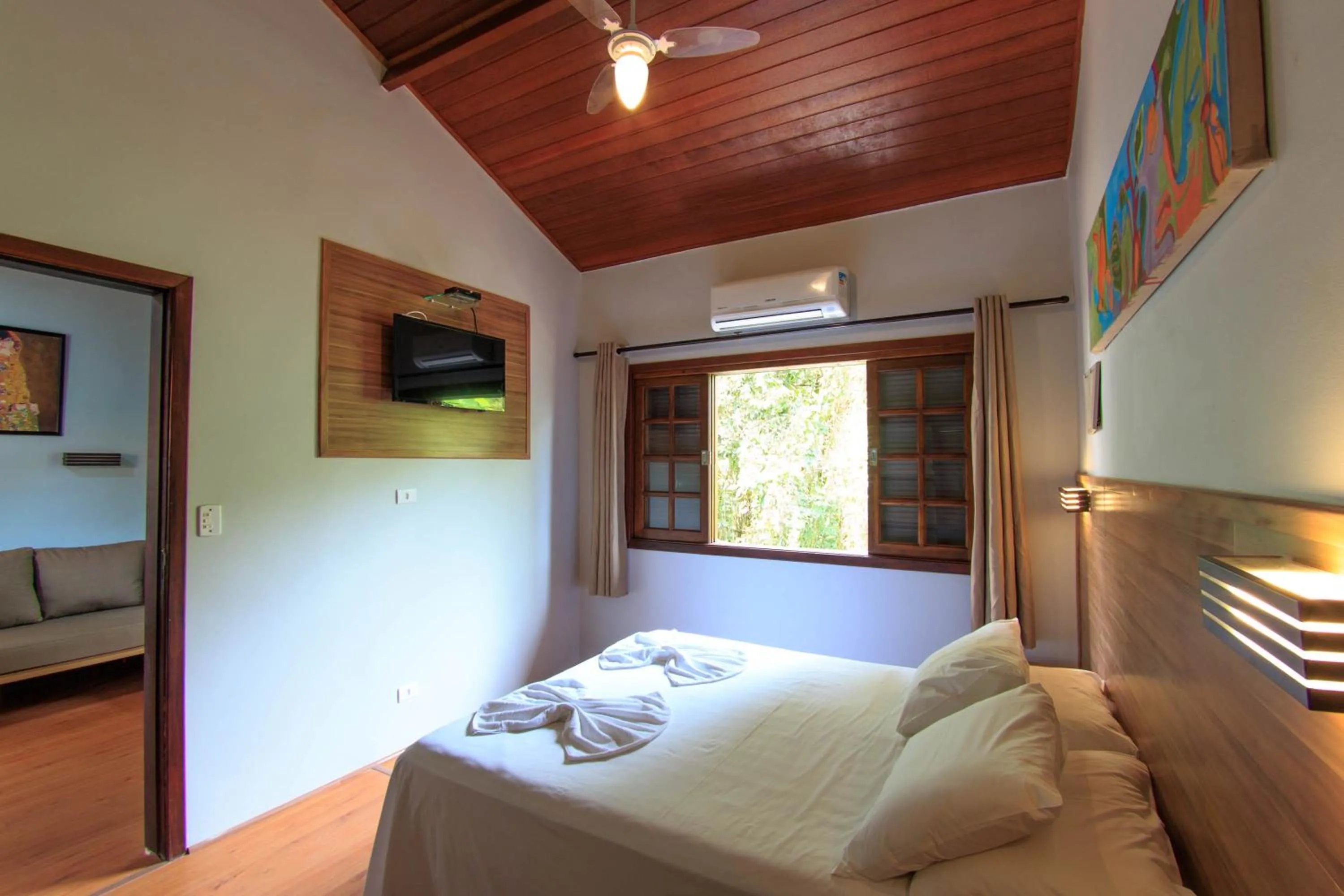 Bed in Flat Vila Morena a pousada da sua família
