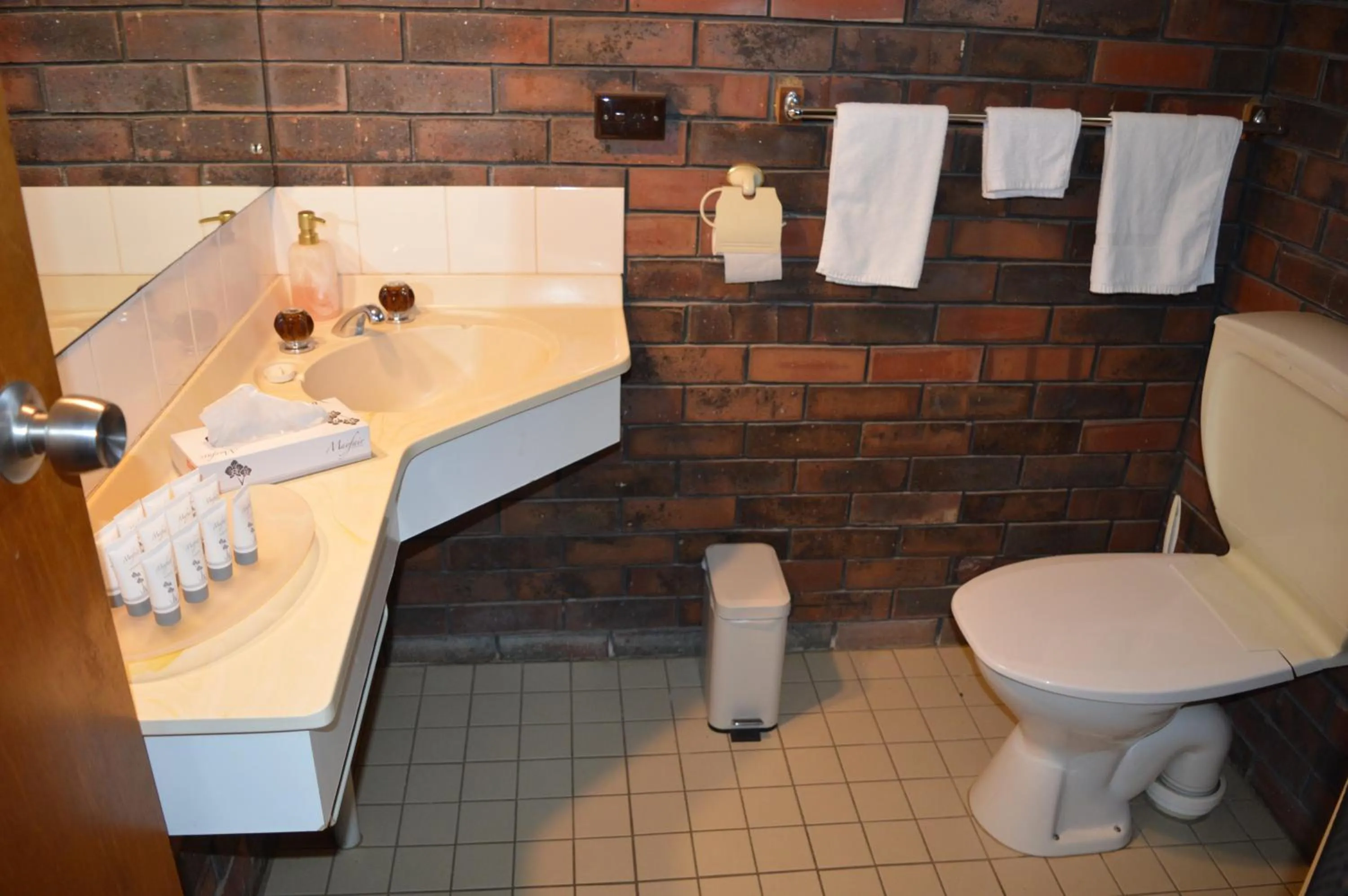 Bathroom in Two Rivers Motel