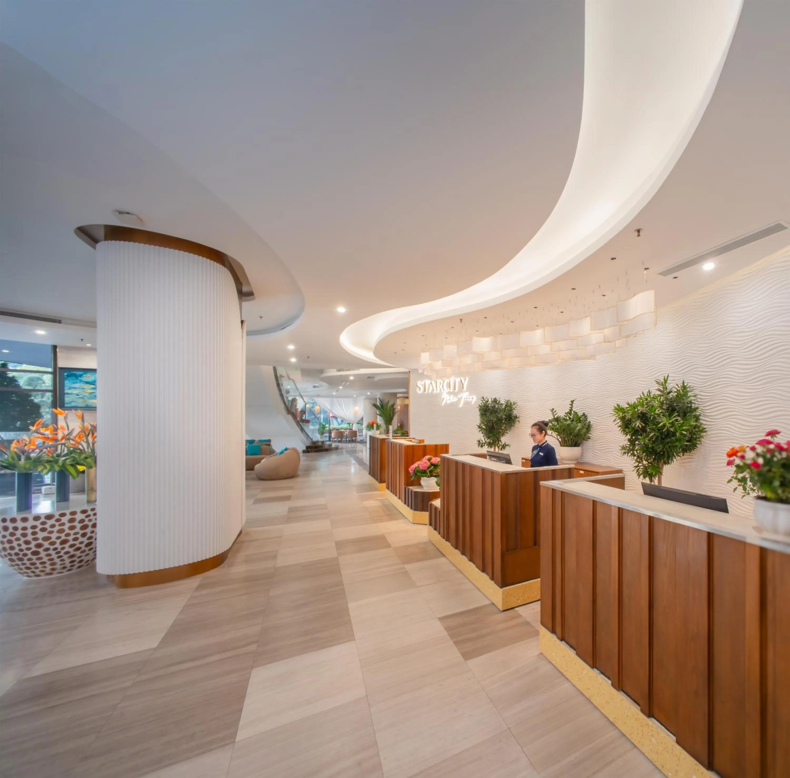 Lobby or reception in Starcity Hotel & Condotel Beachfront Nha Trang