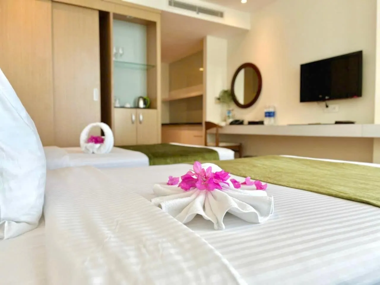 Bedroom, Bed in Starcity Hotel & Condotel Beachfront Nha Trang