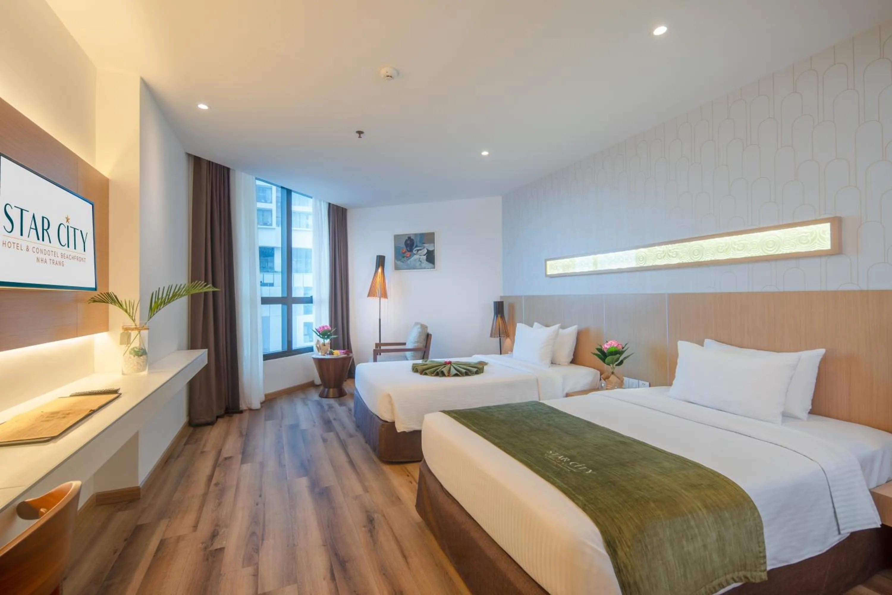 Bedroom, Bed in Starcity Hotel & Condotel Beachfront Nha Trang