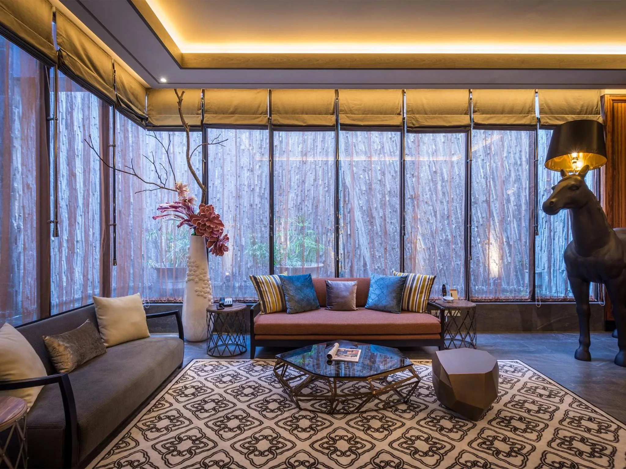 Living room in Shuei Wu Villa