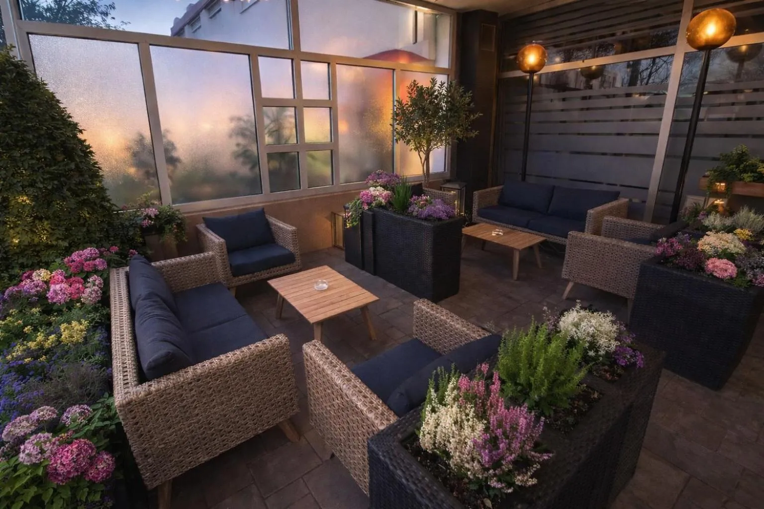 Seating area in Hotel am Westend