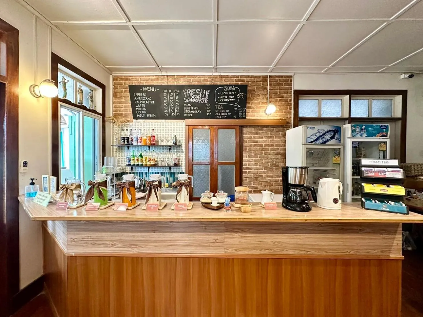 Buffet breakfast in Dinsomon Hotel