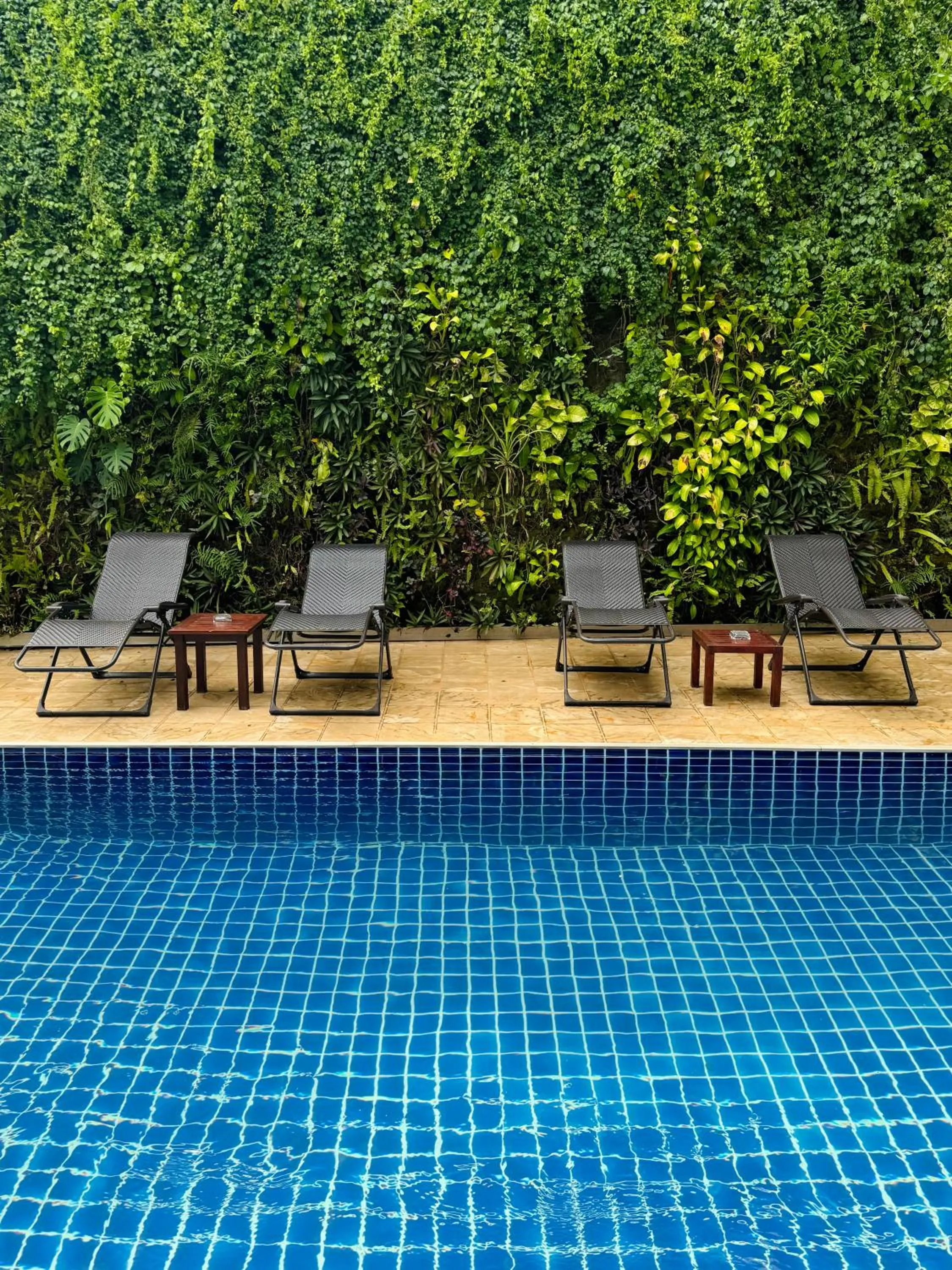 Swimming pool in Dinsomon Hotel