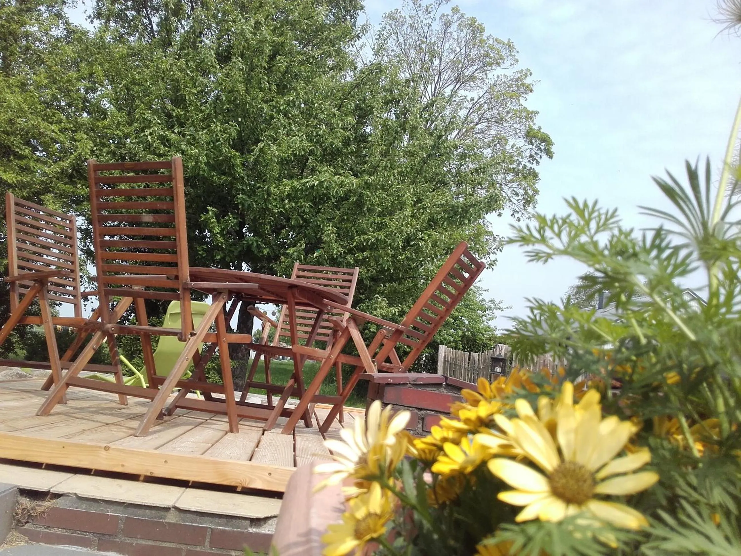 Balcony/Terrace in Peanuts Hostel & Meer