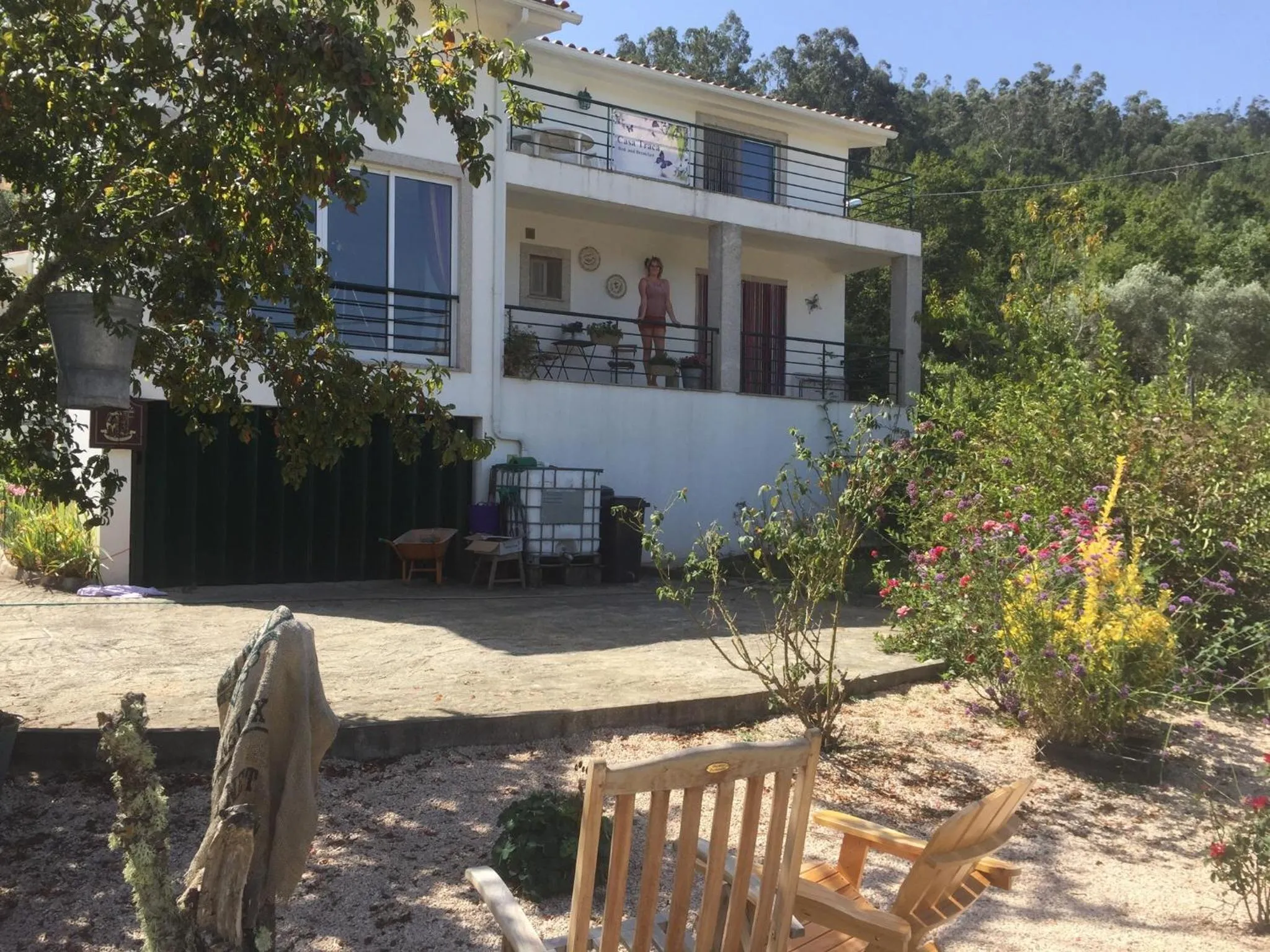 Facade/entrance in Casa Traca
