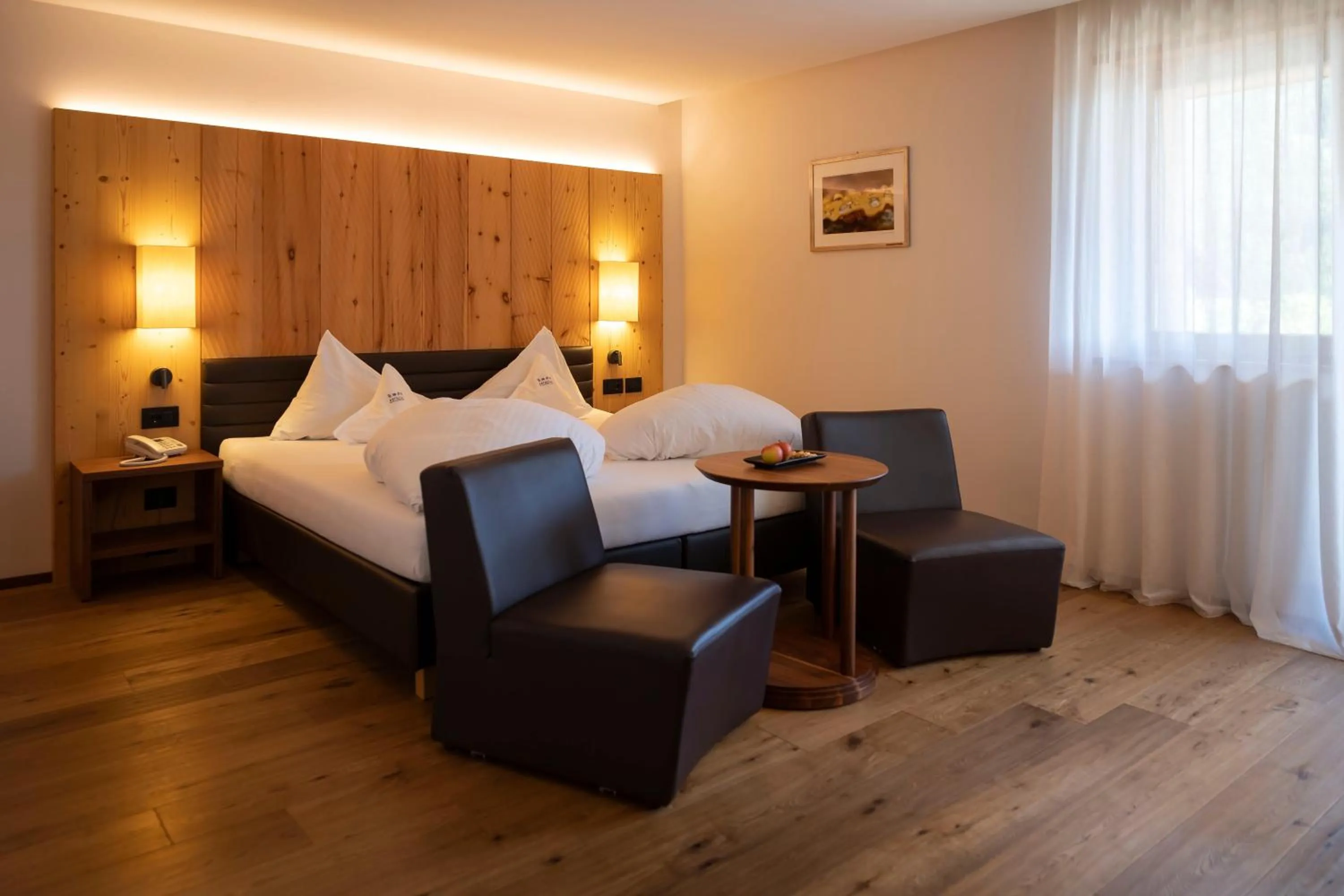 Bedroom, Bed in Artnatur Dolomites Hotel & Spa