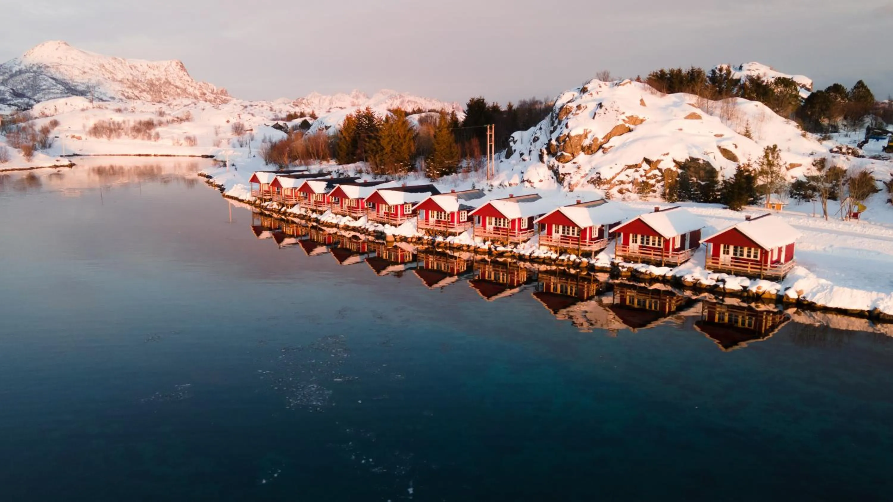 Bird's eye view in Skårungen - Hotel, Cabins and Camping