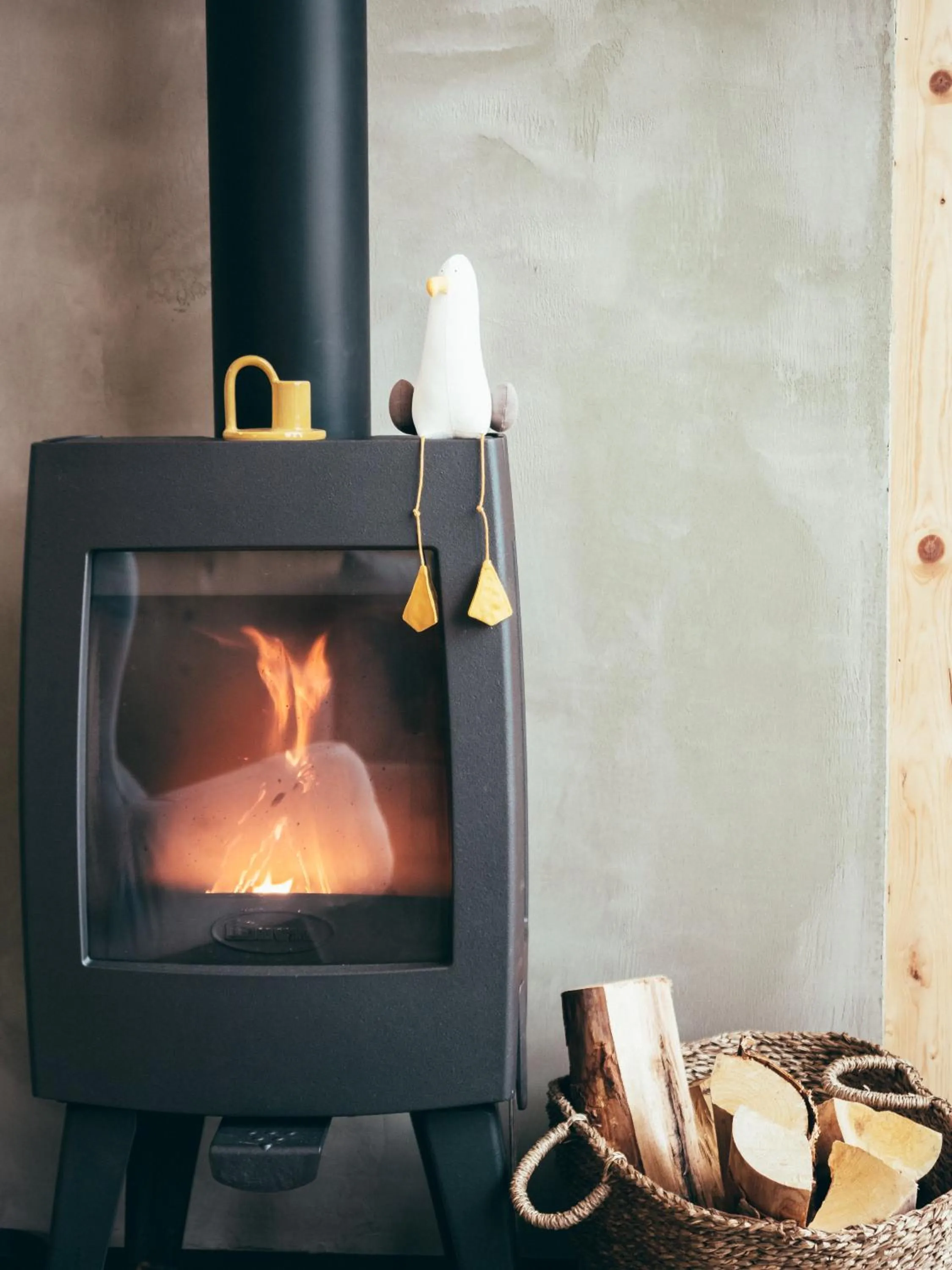 fireplace in Skårungen - Hotel, Cabins and Camping