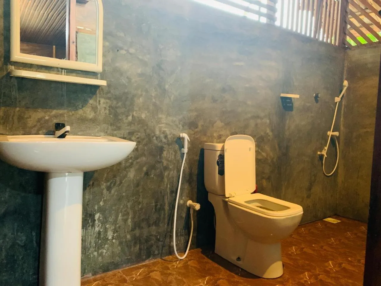 Shower in Shim Beach Resort