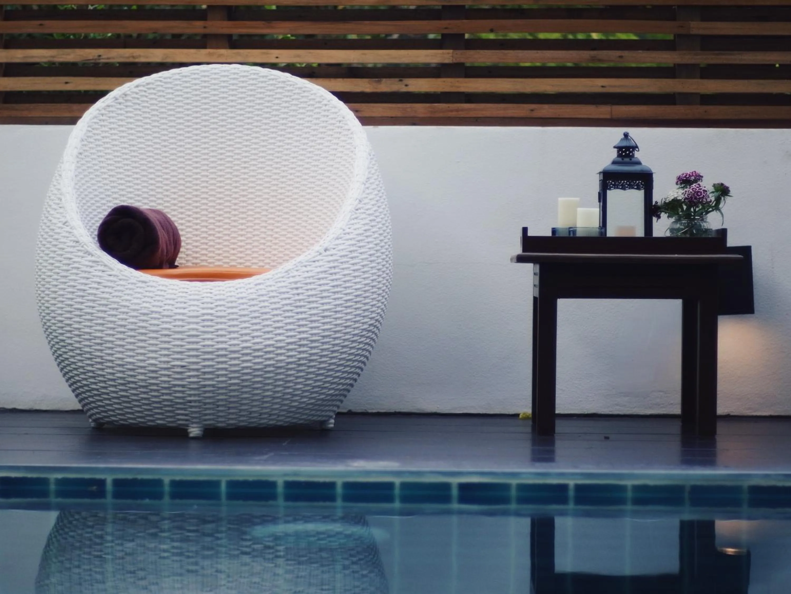 Pool view in Pai Cherkaew Boutique House