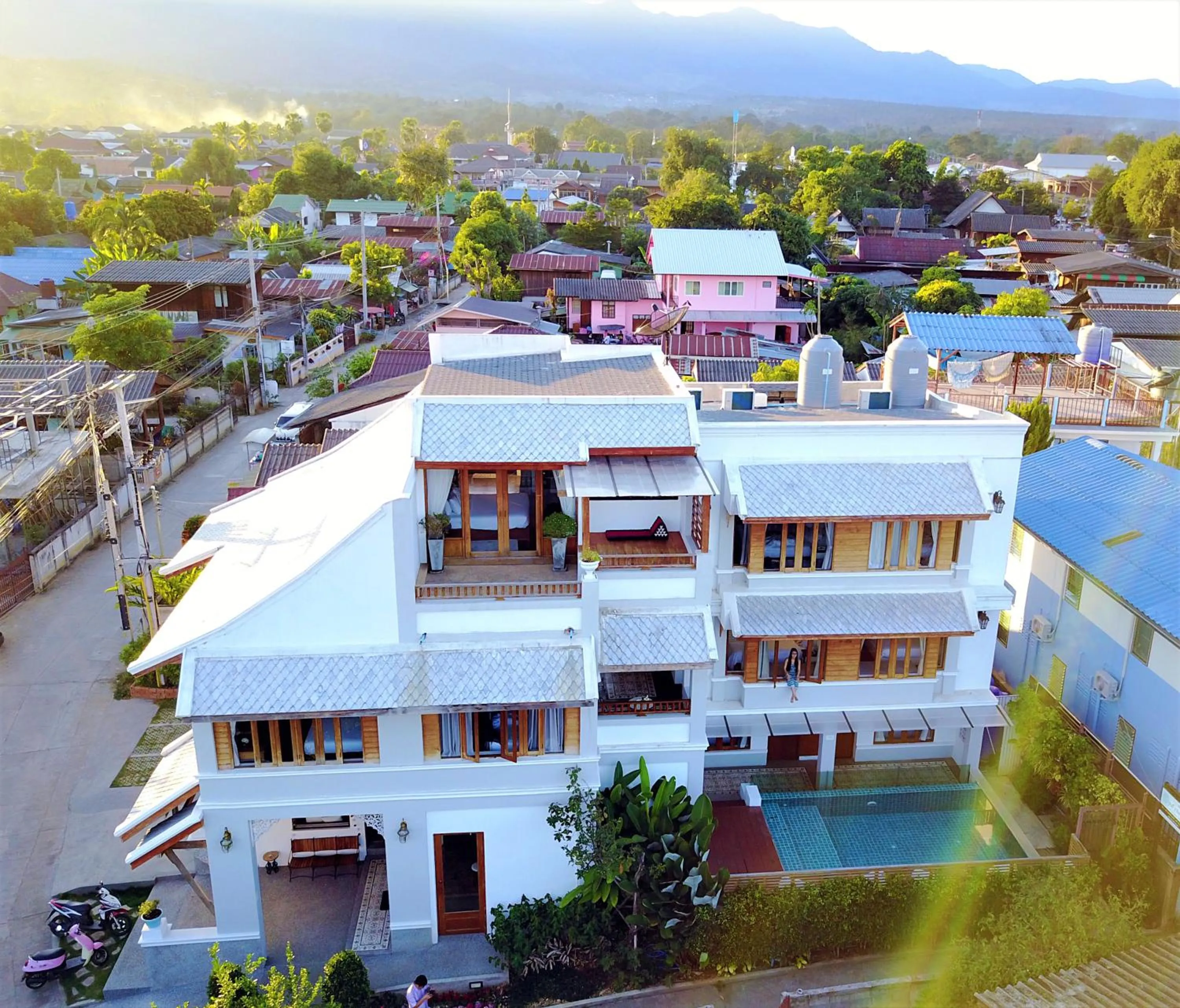 Bird's eye view in Pai Cherkaew Boutique House