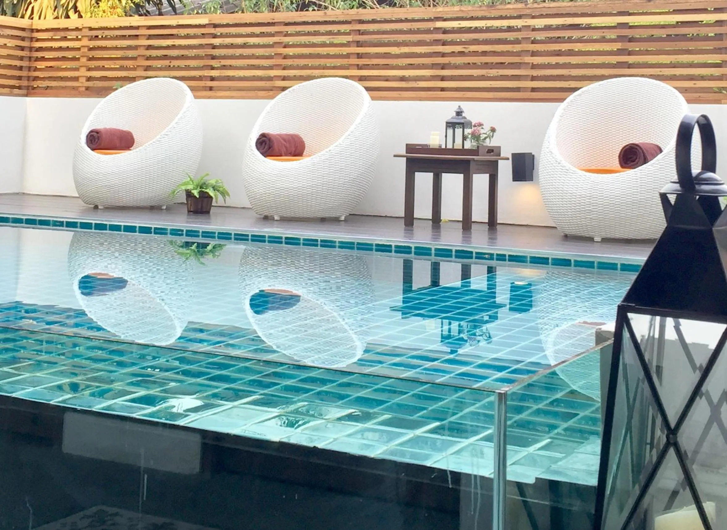 Swimming pool in Pai Cherkaew Boutique House